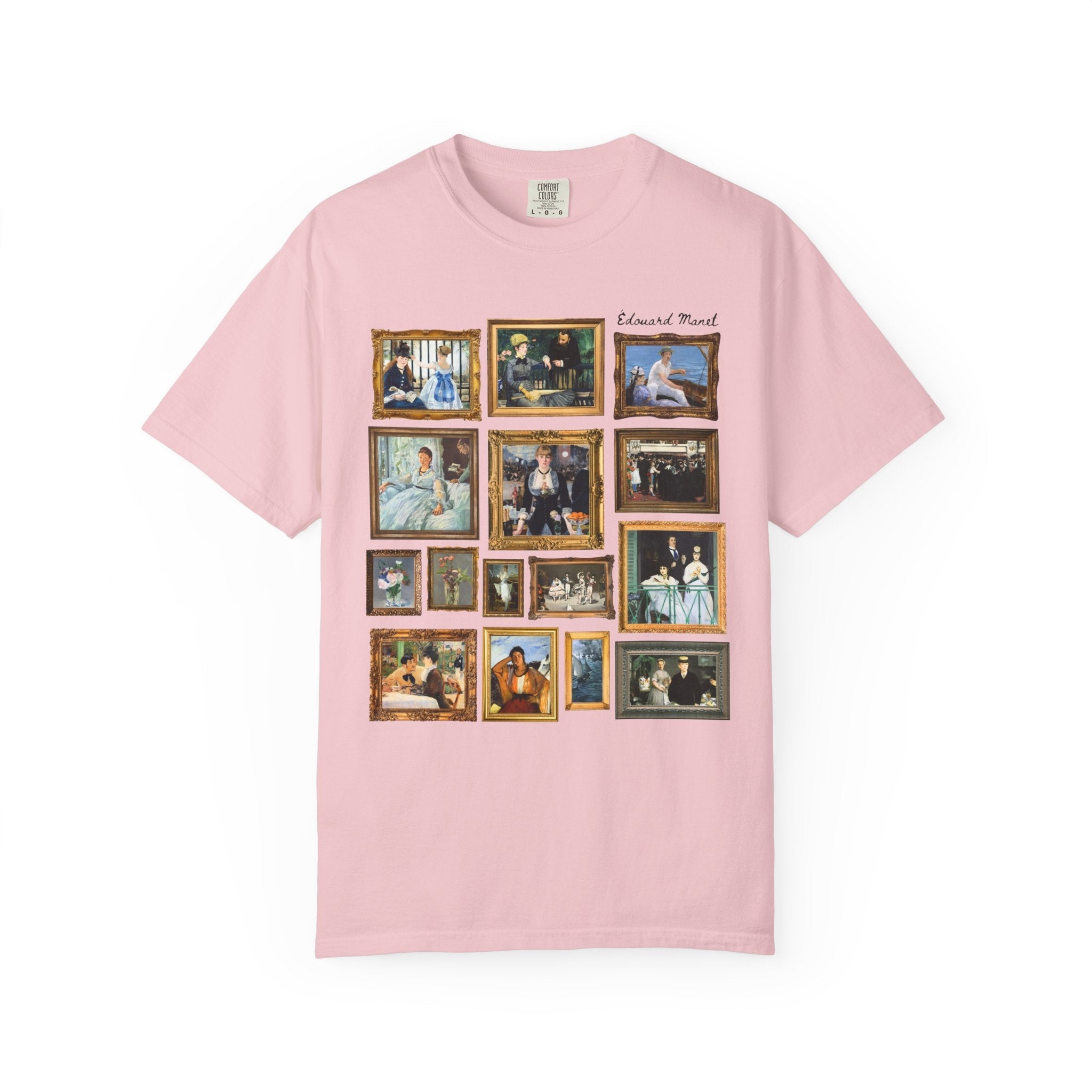 Edouard Manet Art History T-Shirt: Famous Paintings, Impressionist and Realism Art Movement, 19th Century, Museum Lover Gift, Comfort Colors - Opal and June