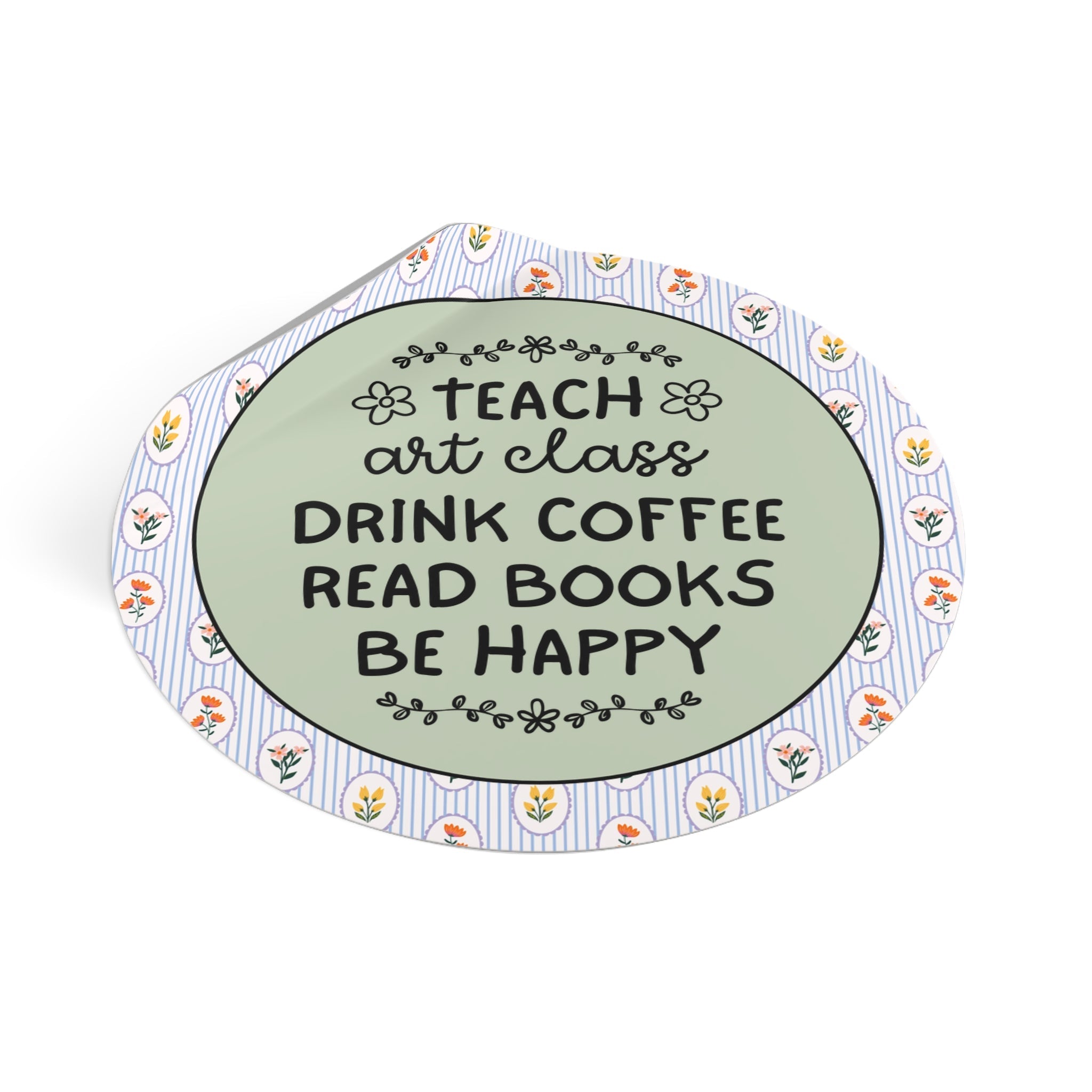 Elementary Art Teacher Sticker - Opal and June
