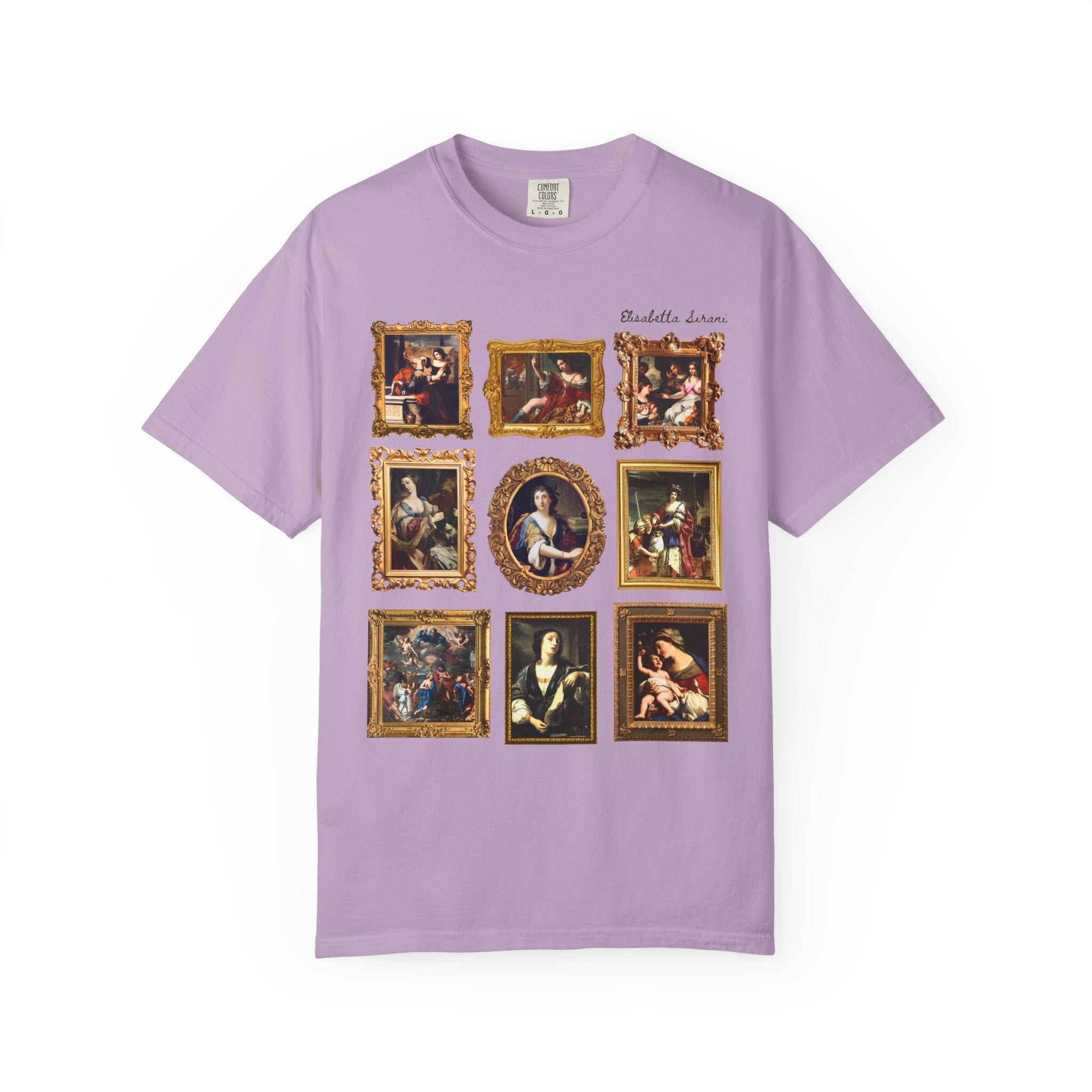 Elisabetta Sirana Italian Art History T-Shirt, 17th Century Famous Feminist Paintings, Humanities Professor or Art History Teacher Gift - Opal and June