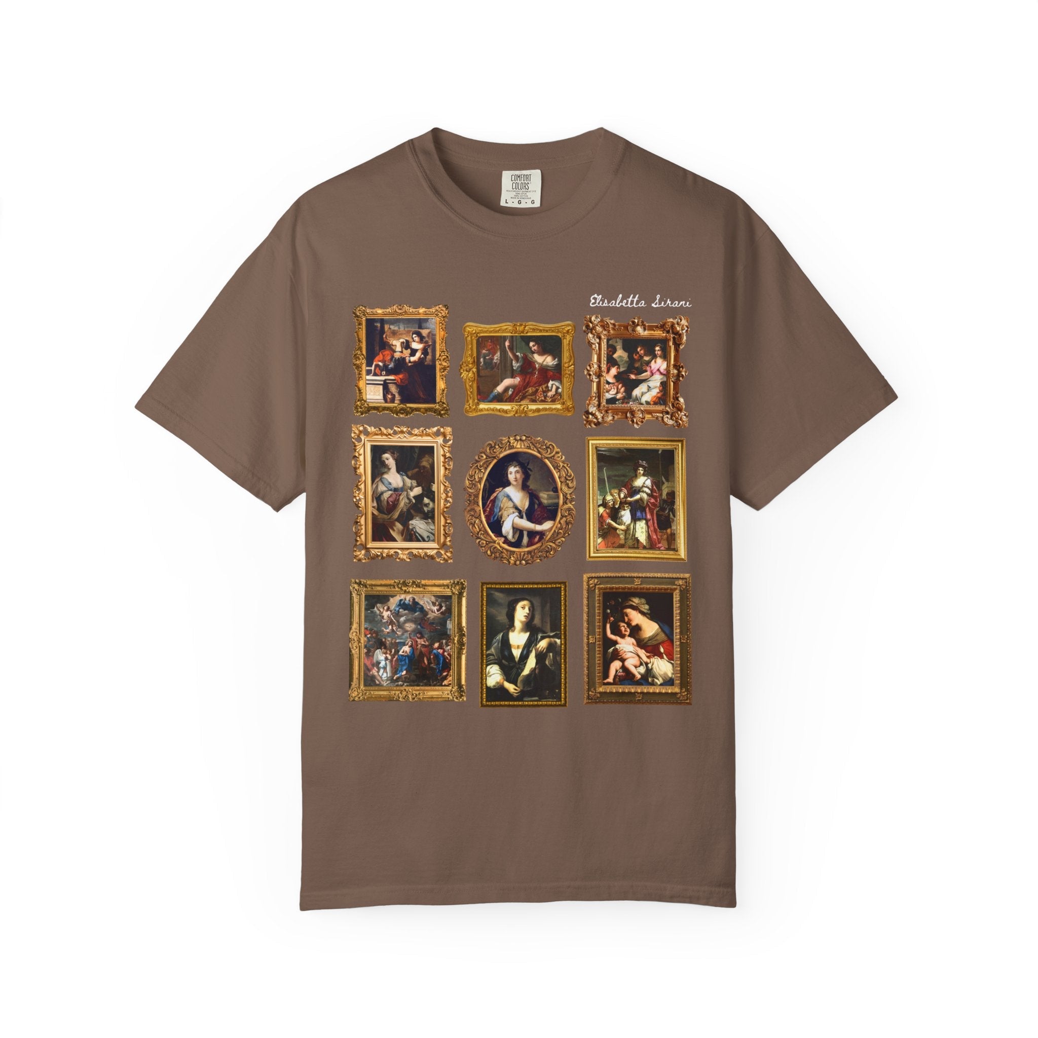 Elisabetta Sirana Italian Art History T-Shirt, 17th Century Famous Feminist Paintings, Humanities Professor or Art History Teacher Gift - Opal and June