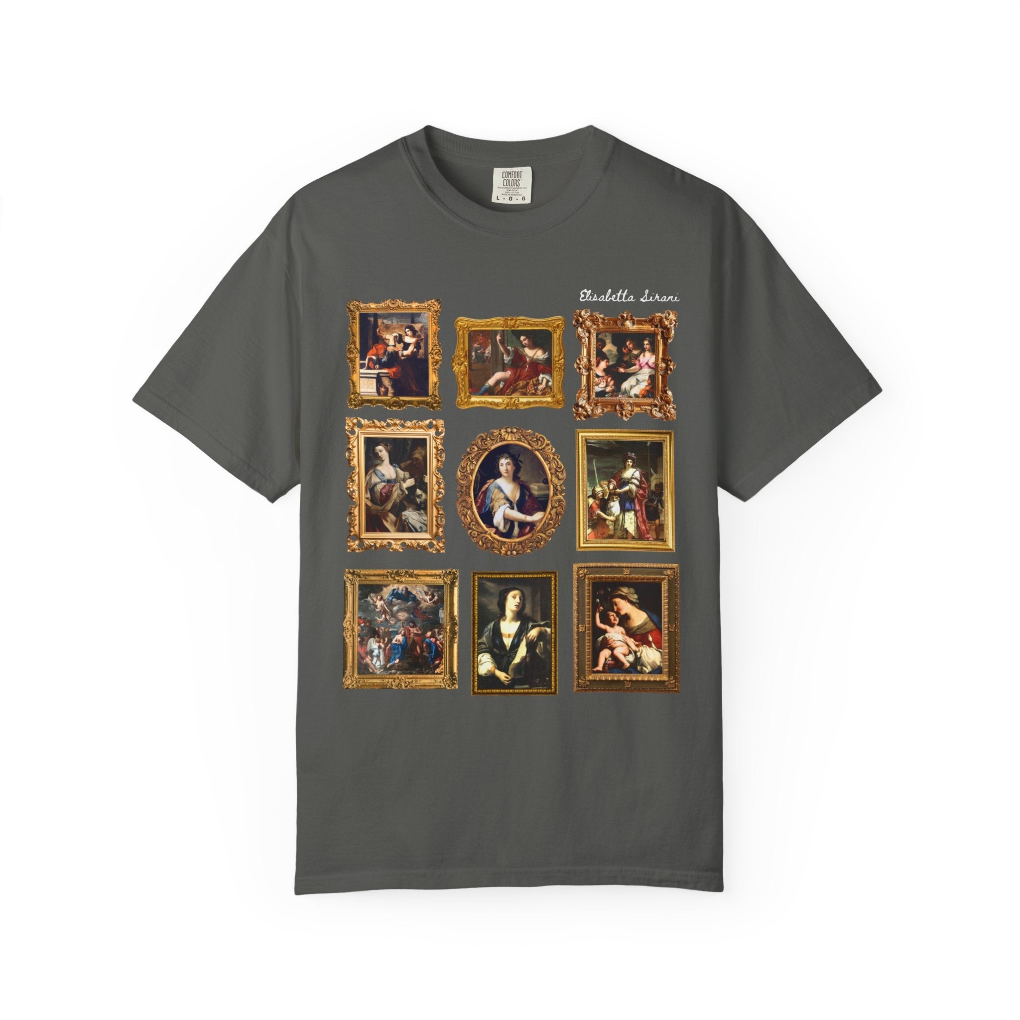 Elisabetta Sirana Italian Art History T-Shirt, 17th Century Famous Feminist Paintings, Humanities Professor or Art History Teacher Gift - Opal and June