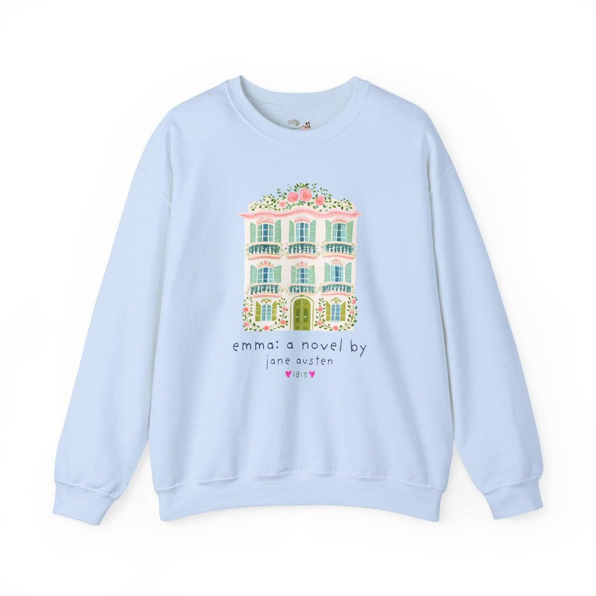 Emma: A Novel by Jane Austen Book Lover Sweatshirt, Cute Bookish Crewneck for Classic Literature Reader or Bookworm - Opal and June