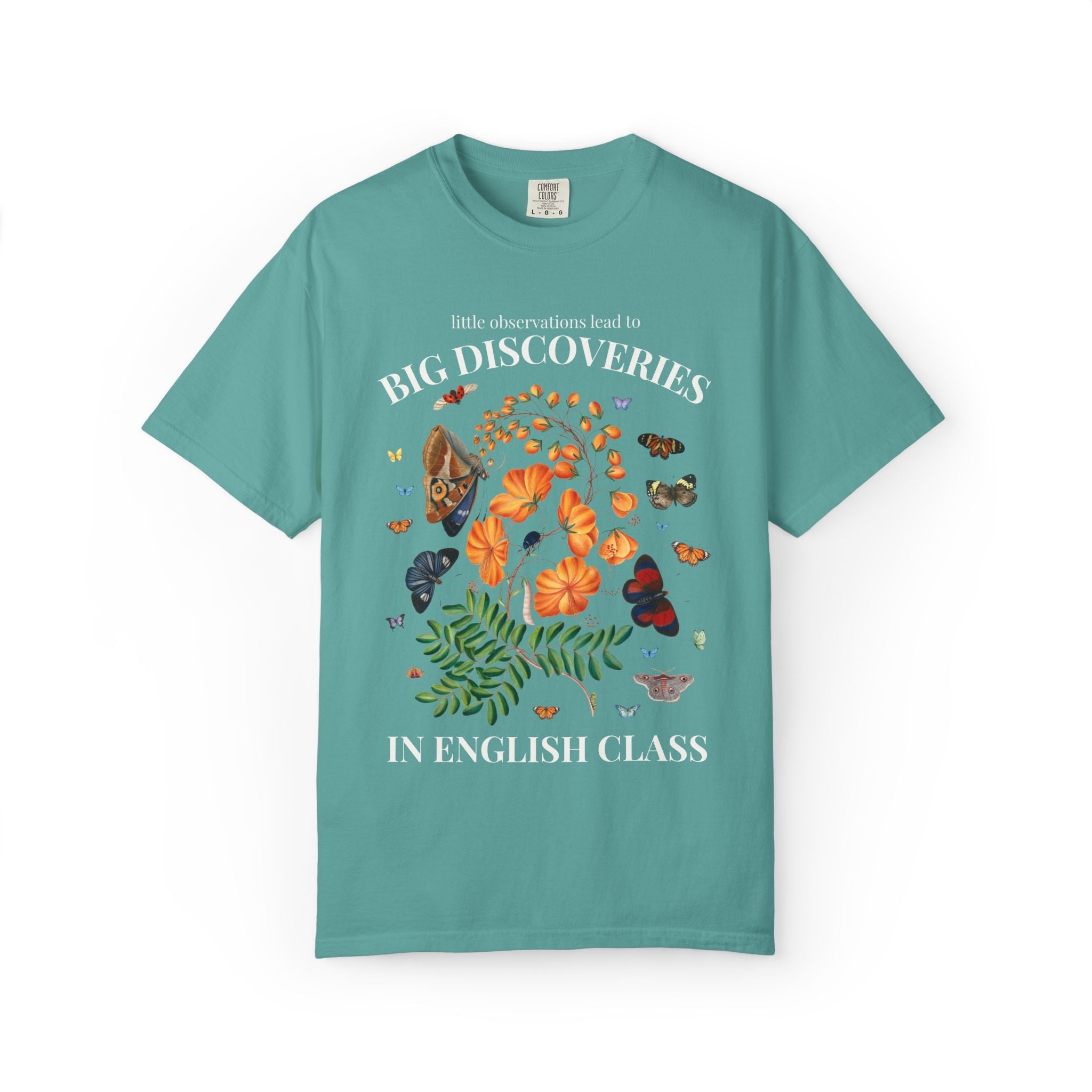 English Class: Little Observations Lead to Big Discoveries, Matching Teacher Team T-Shirt for Back to School - Opal and June