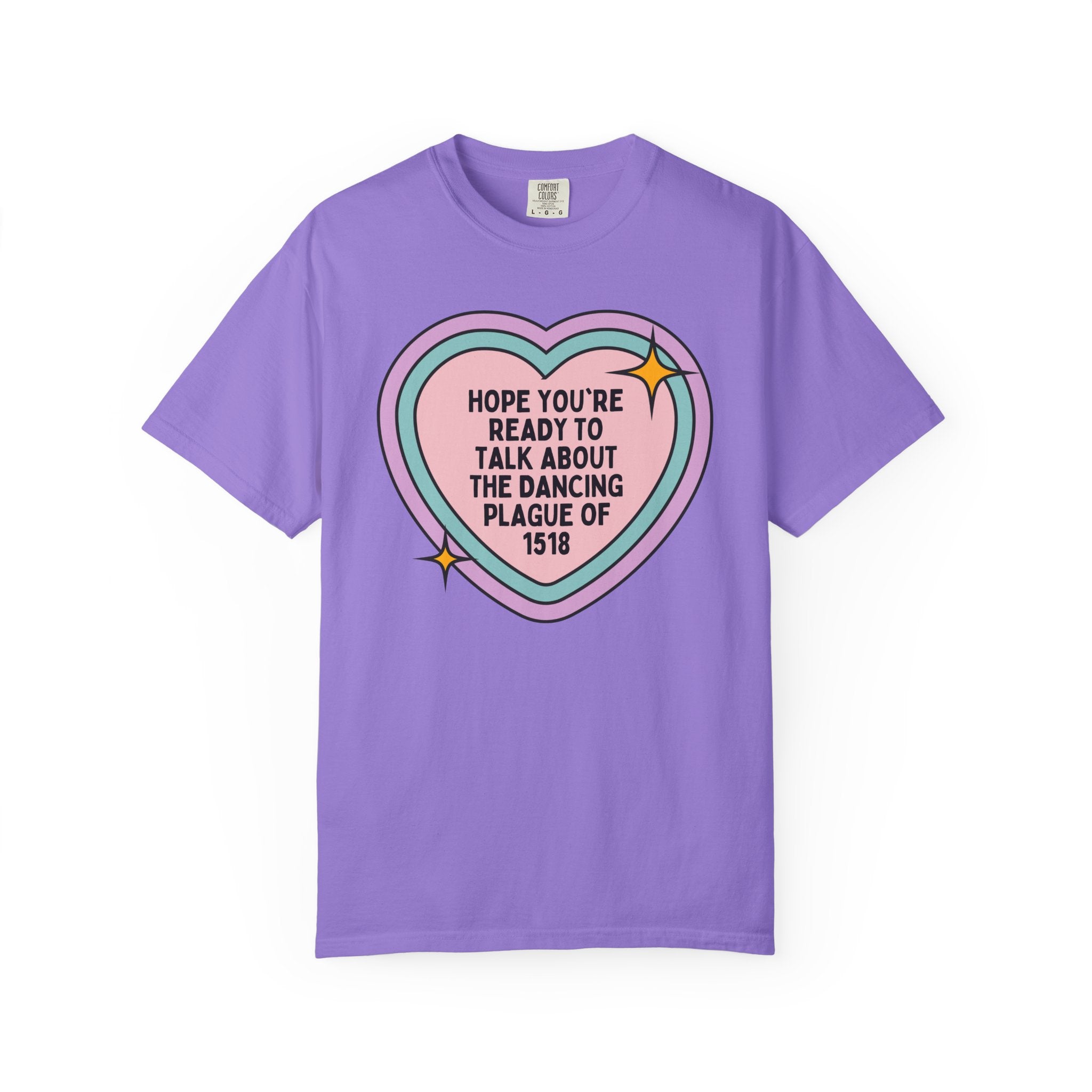 European History Tee Shirt: Dancing Plague of 1518, French History, Spooky and Weird History, Morbid History Buff Tee Shirt, Dance History - Opal and June