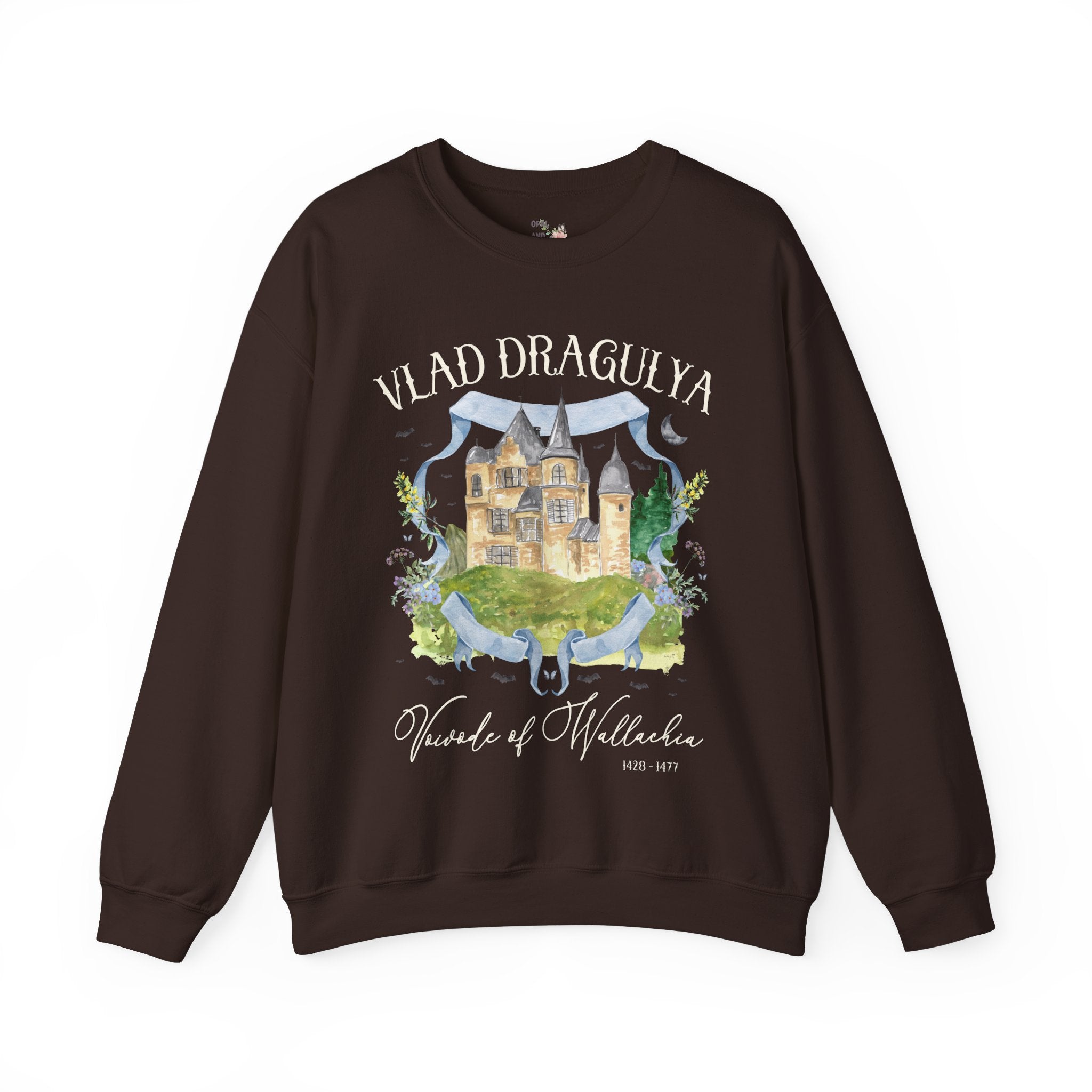 European Medieval History Vlad The Impaler Crewneck - Opal and June