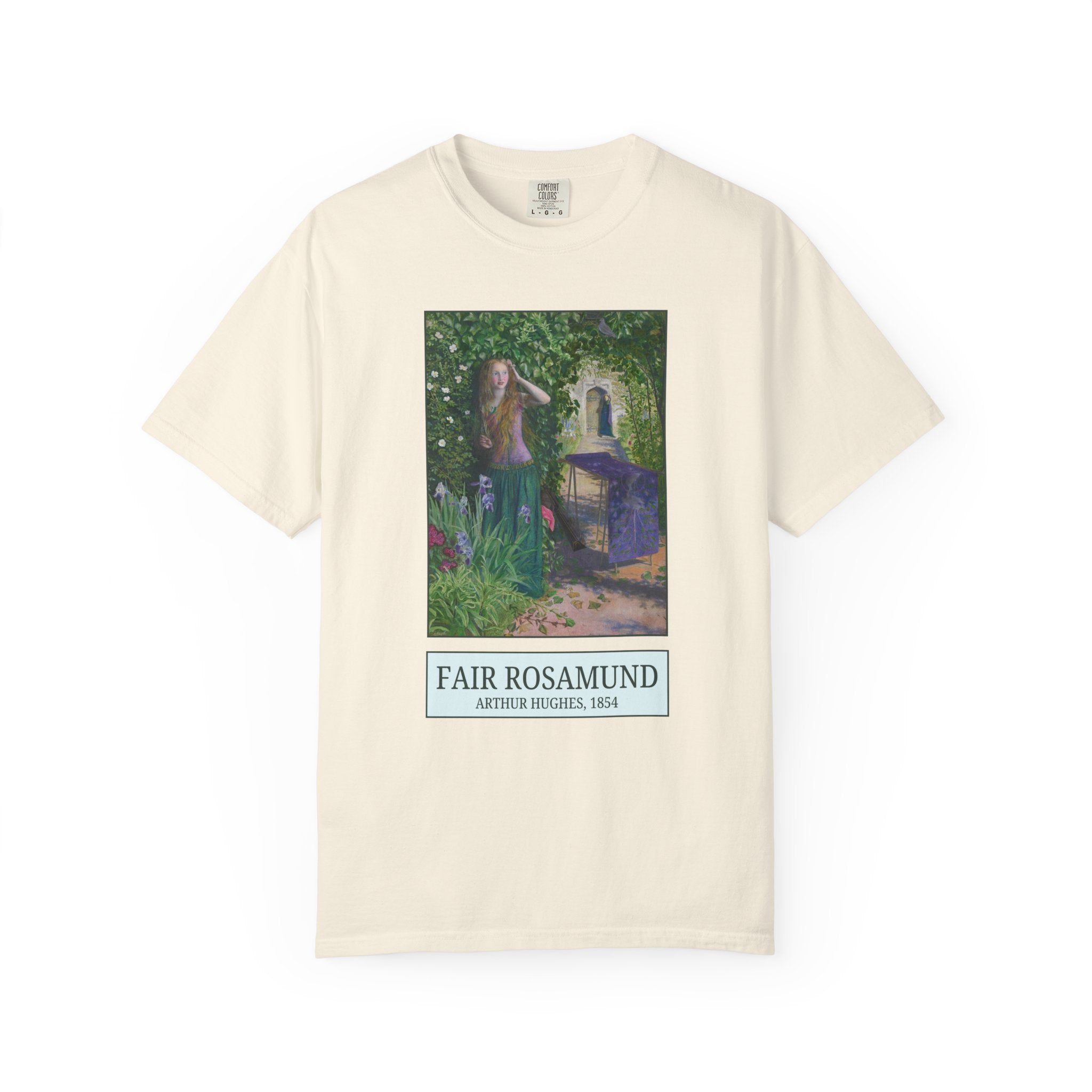 Fair Rosamund by Arthur Hughes, Famous 19th Century Paintings, European History, Henry II, Eleanor of Aquitaine, Humanities Teacher Shirt - Opal and June