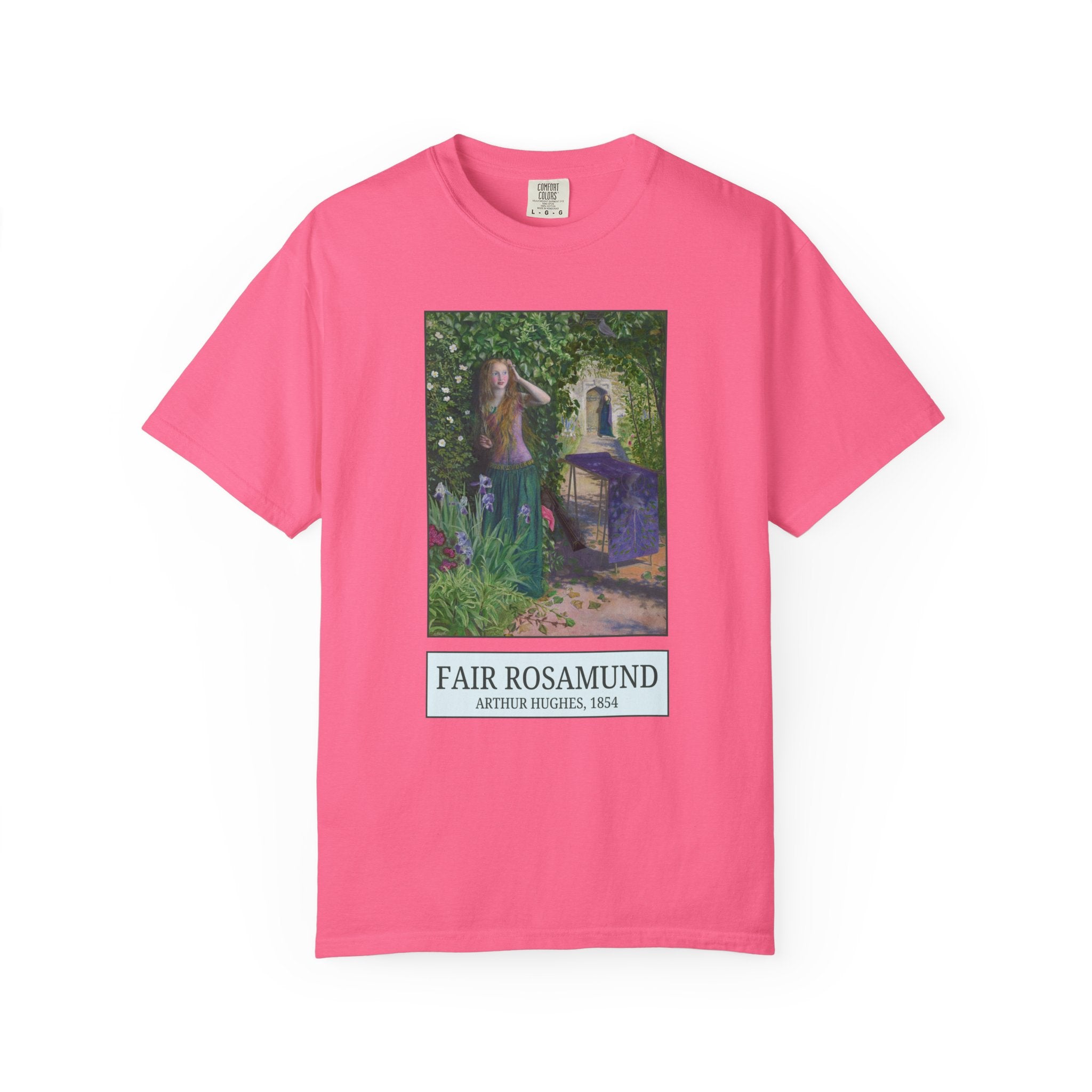 Fair Rosamund by Arthur Hughes, Famous 19th Century Paintings, European History, Henry II, Eleanor of Aquitaine, Humanities Teacher Shirt - Opal and June