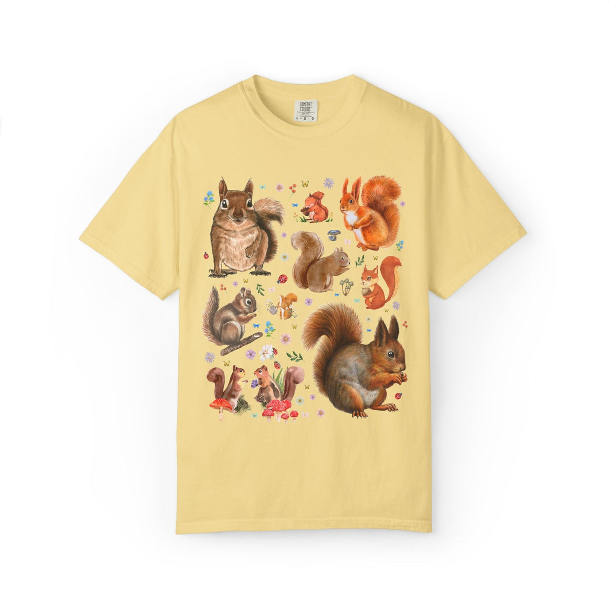 Fall Cottagecore Squirrel Tee - Opal and June