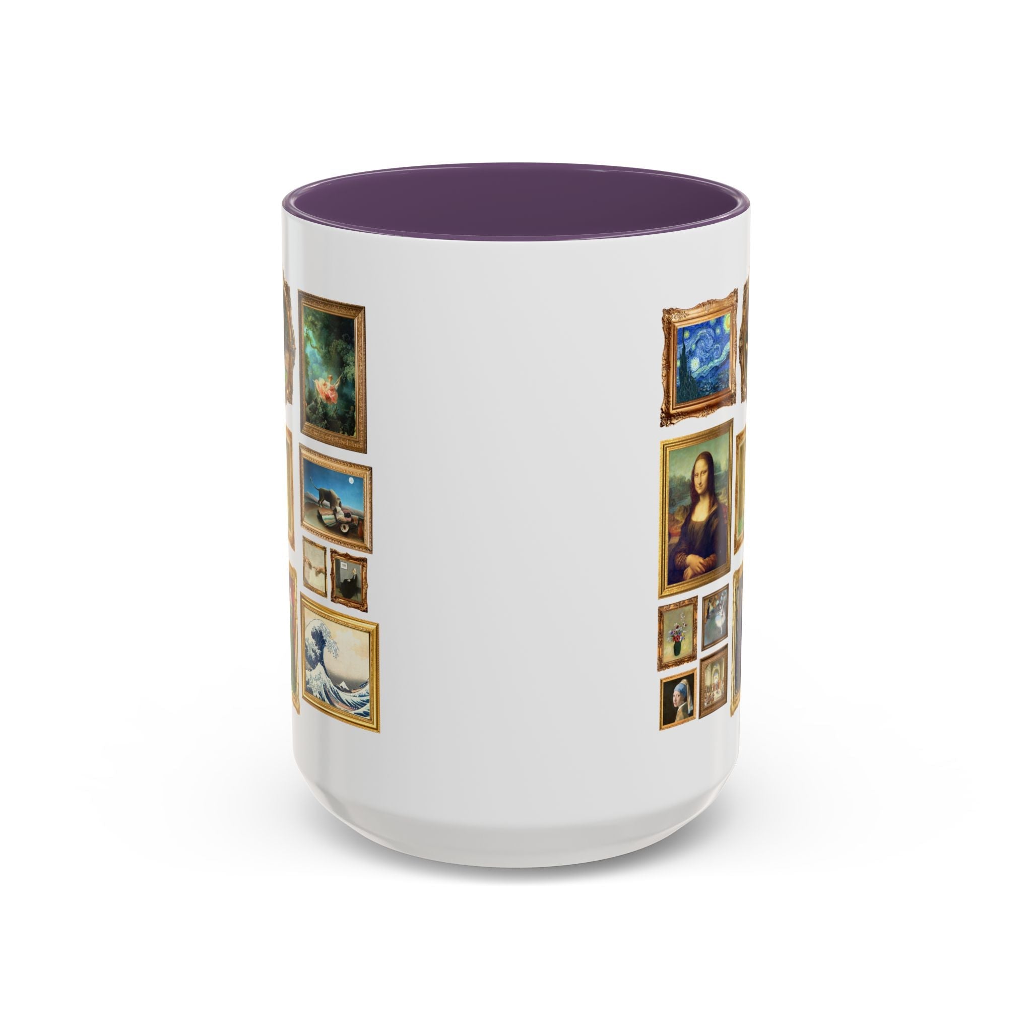 Famous Paintings Art History Coffee Mug, Museum Lover Present, Mona Lisa by da Vinci, The Swing Fragonard, Starry Night Van Gogh, Van Eyck - Opal and June