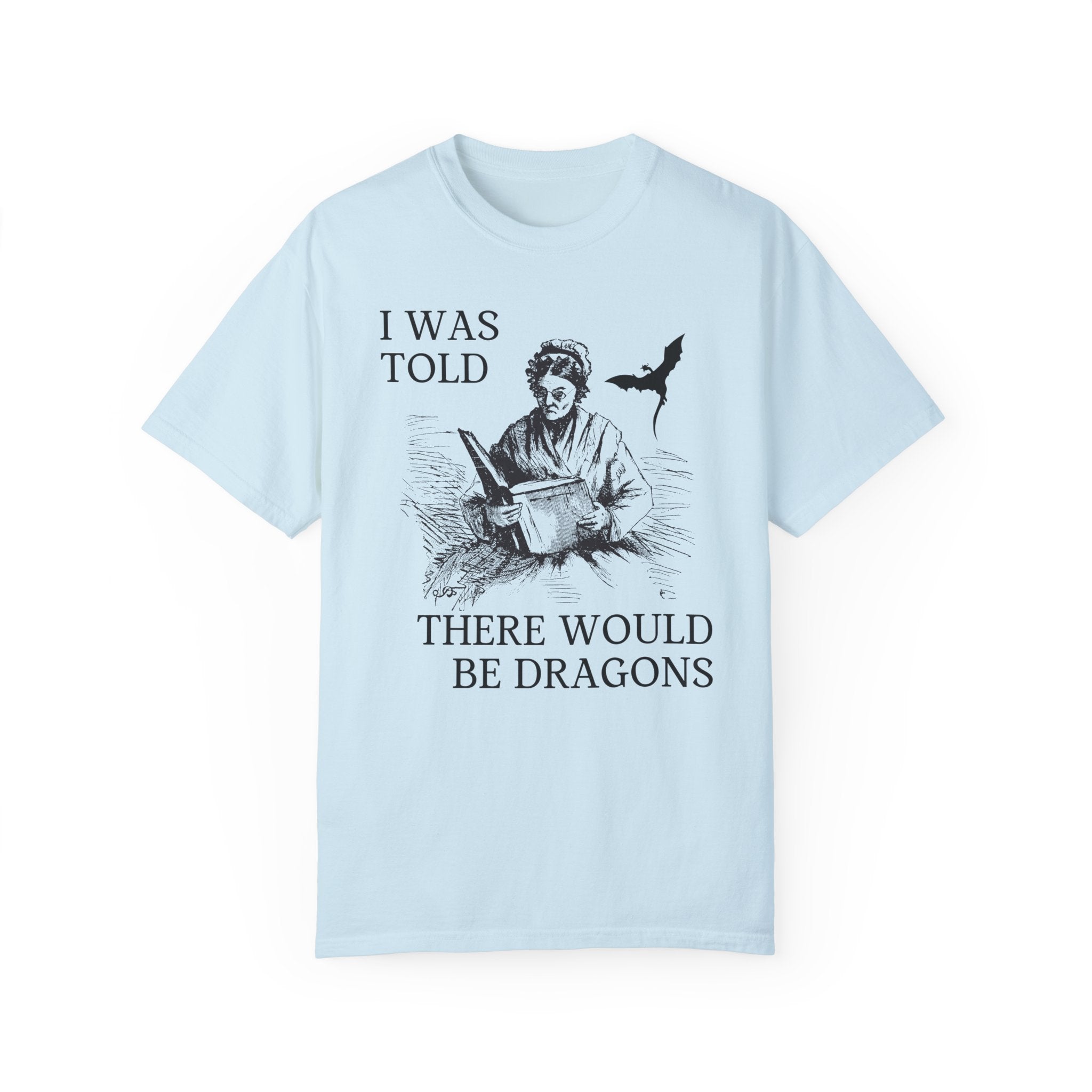 Fantasy Reader Tee Shirt for Book Lover: Funny Fantasy Book T-Shirt for Librarian, Silly Bookish Gift for Fantasy Writer or Book Author - Opal and June