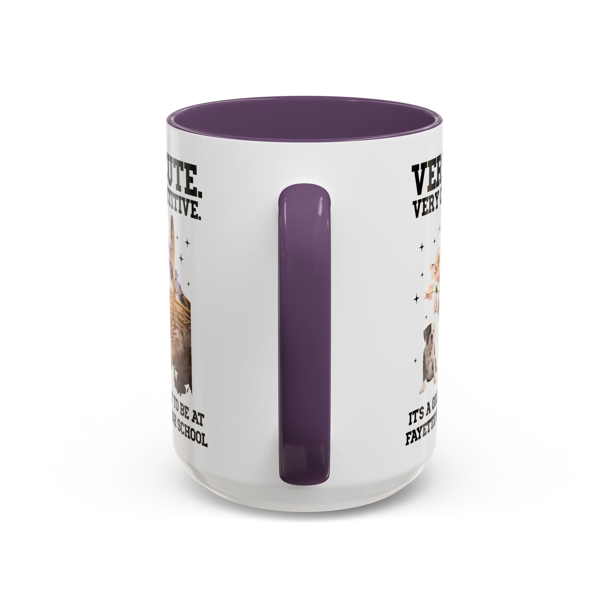 Fayetteville High School Coffee Mug: Very Cute. Very Competitive. - Opal and June