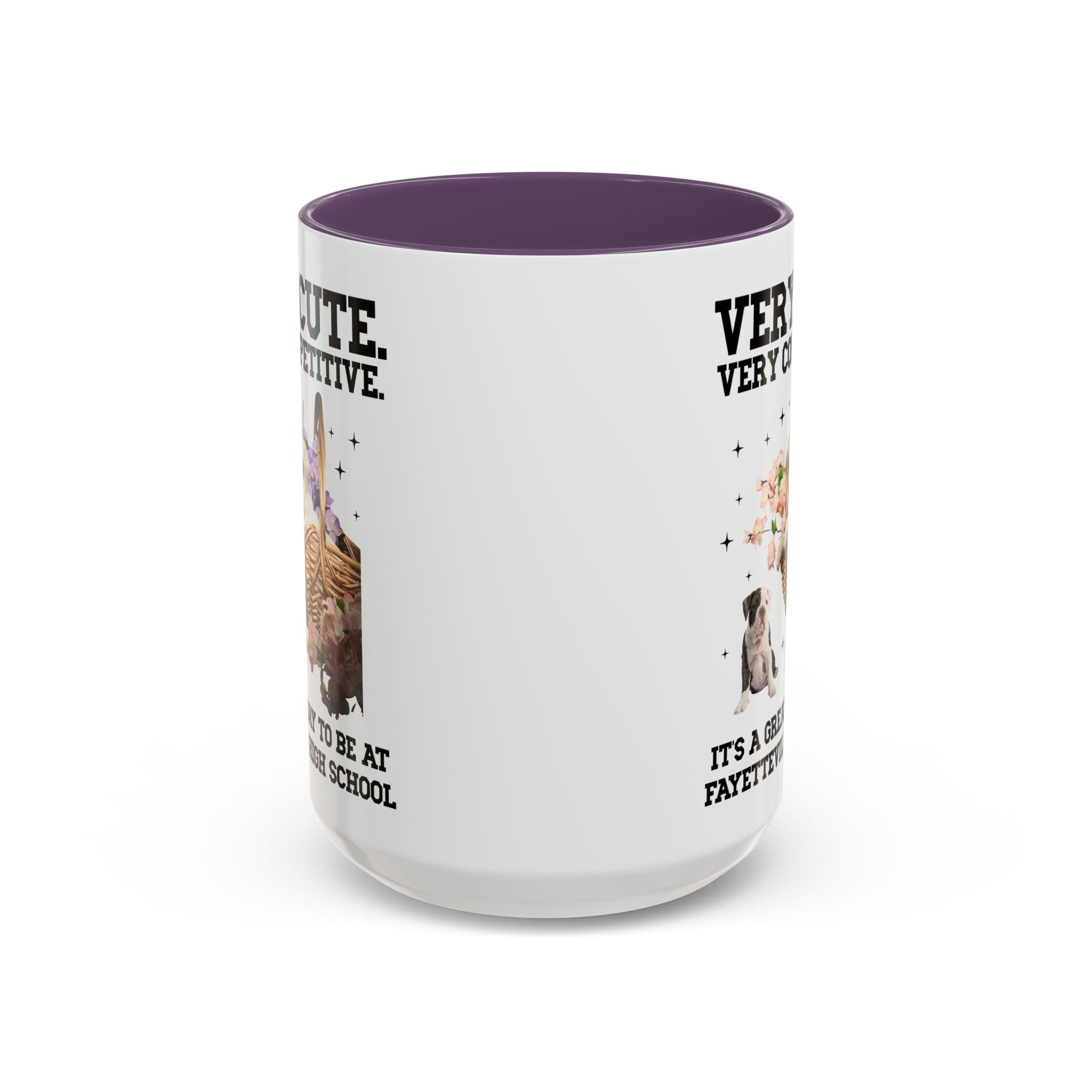 Fayetteville High School Coffee Mug: Very Cute. Very Competitive. - Opal and June