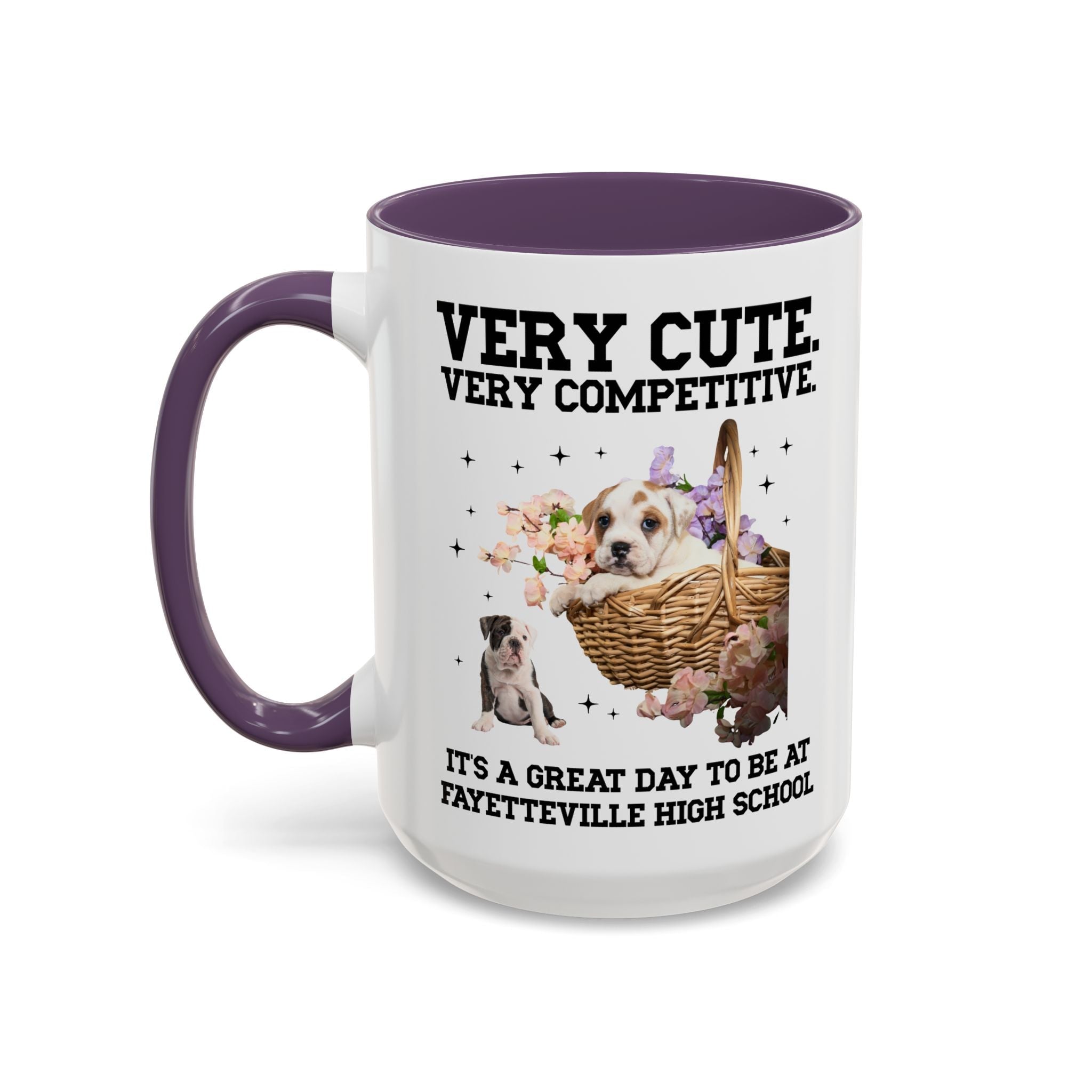 Fayetteville High School Coffee Mug: Very Cute. Very Competitive. - Opal and June