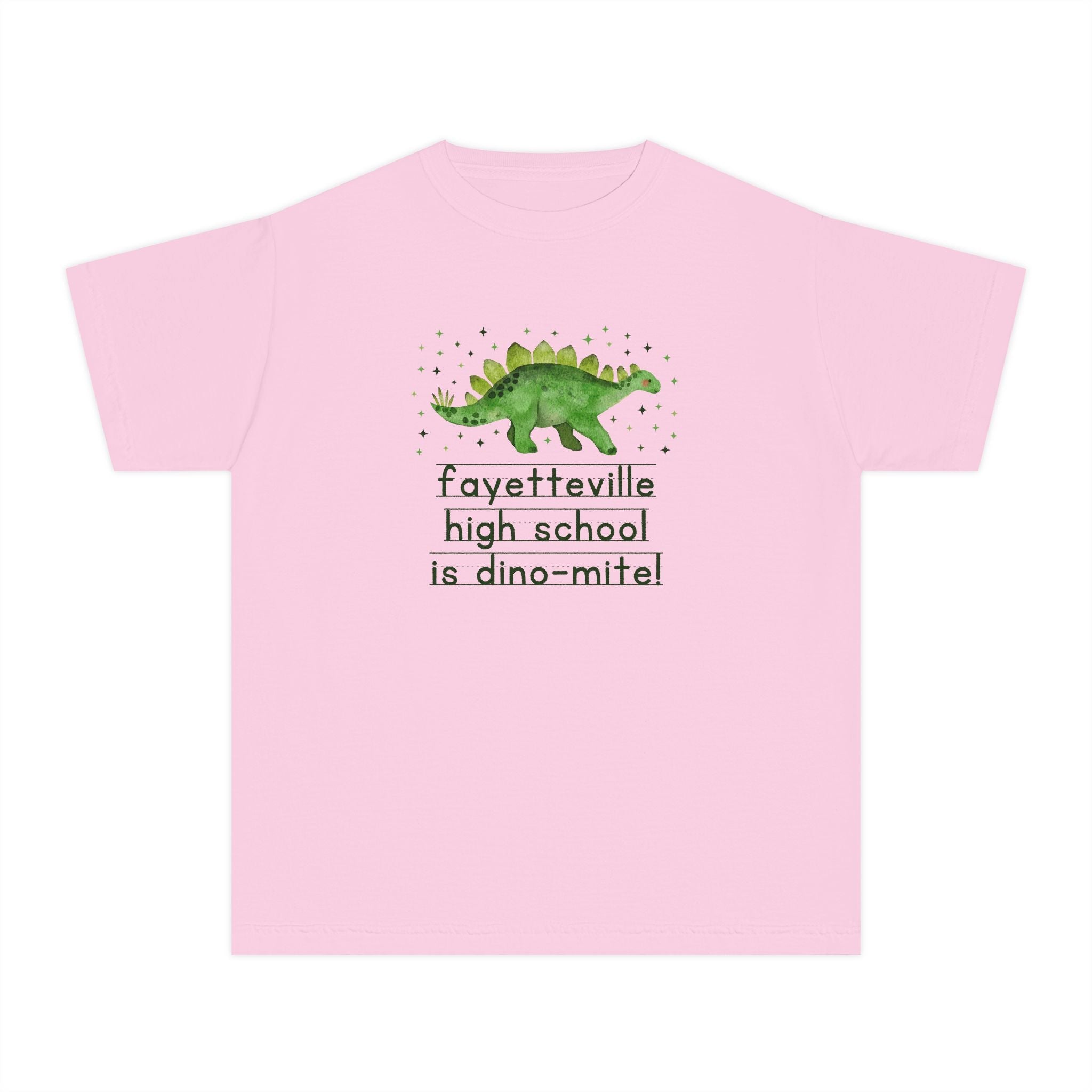 Fayetteville High School is Dino - Mite Kids Tee Shirt | FPS + Opal and June Kids Tee Shirt, Fayetteville Public Schools - Opal and June