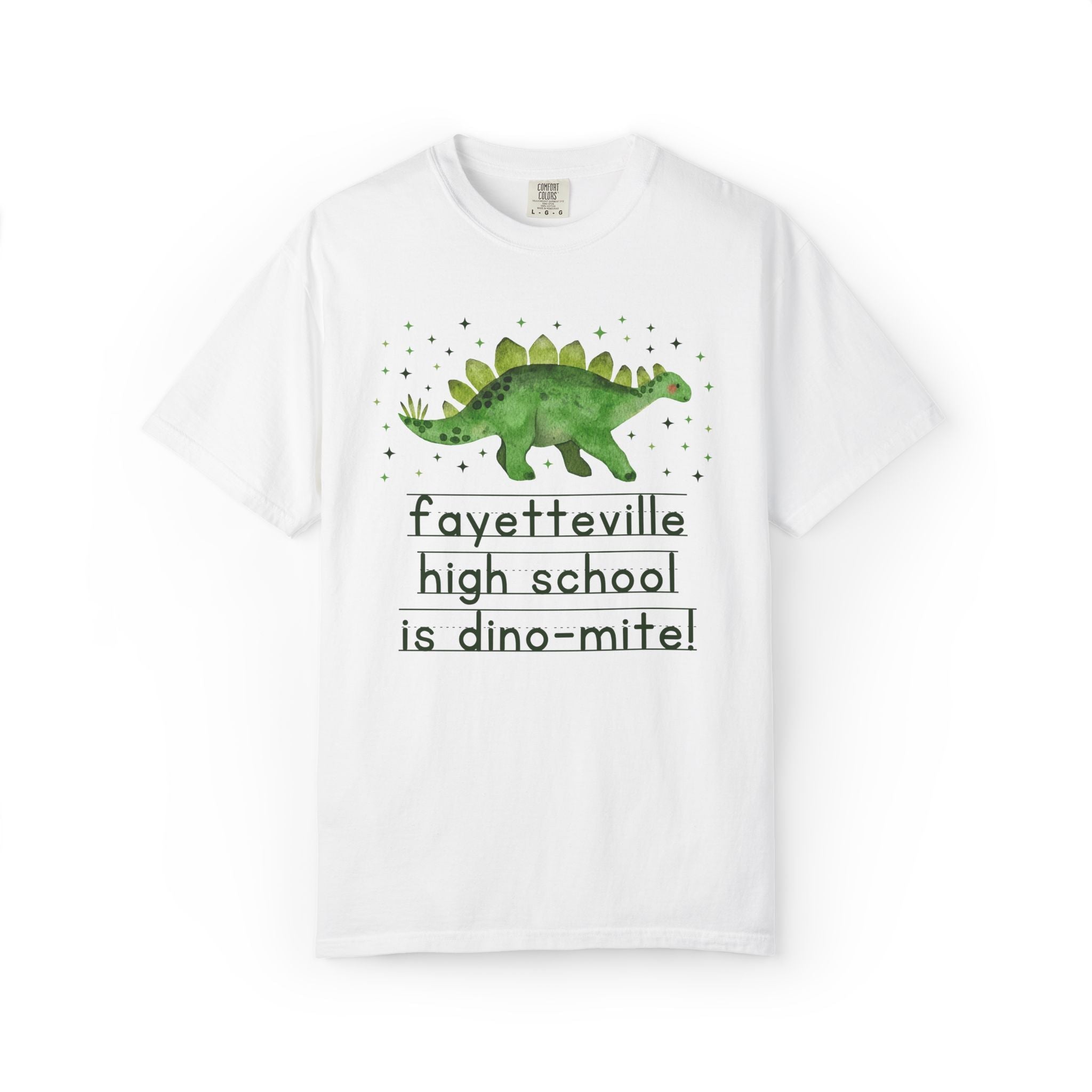 Fayetteville High School is Dino - Mite Tee Shirt | FPS + Opal and June Tee Shirt, Fayetteville Public Schools - Opal and June