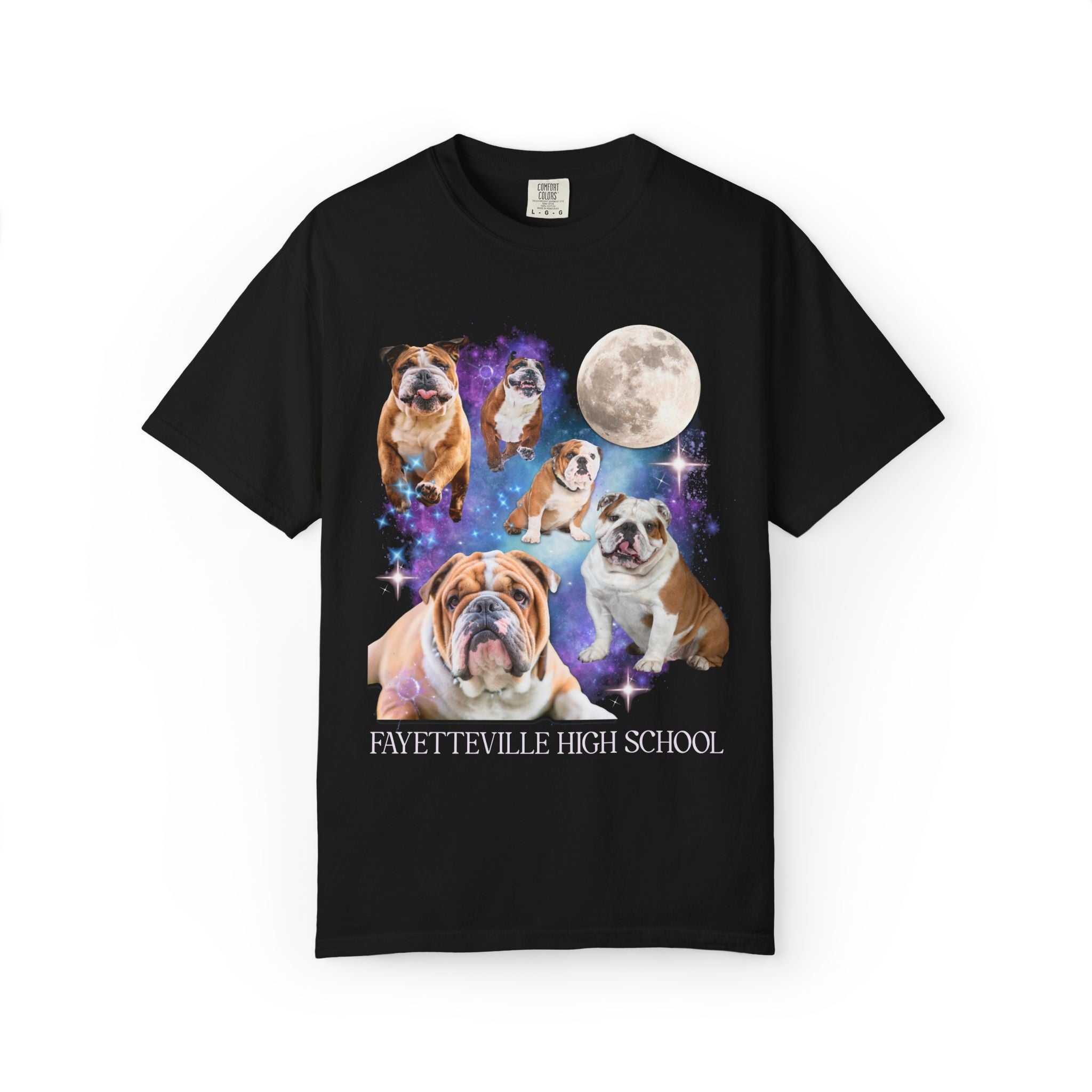 Fayetteville High School Tee Shirt: Bulldogs in Space - Opal and June