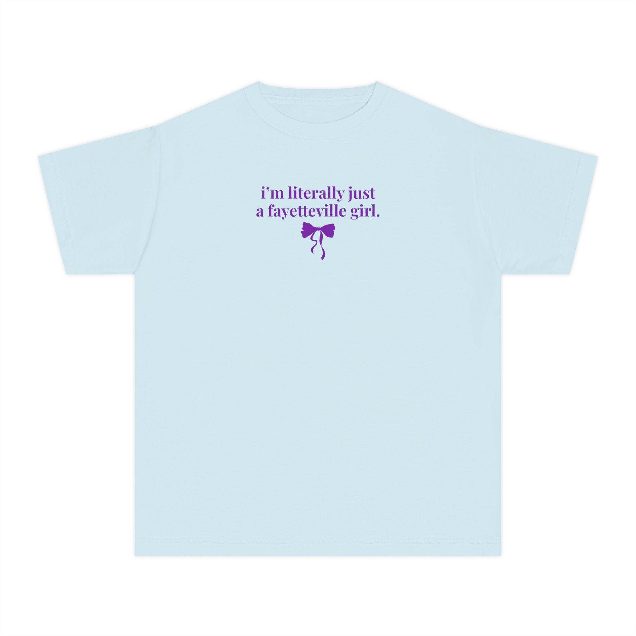 Fayetteville High School Tee Shirt: I'm Literally Just a Fayetteville Girl | FPS + Opal and June Kids T-Shirt, Fayetteville Public Schools - Opal and June