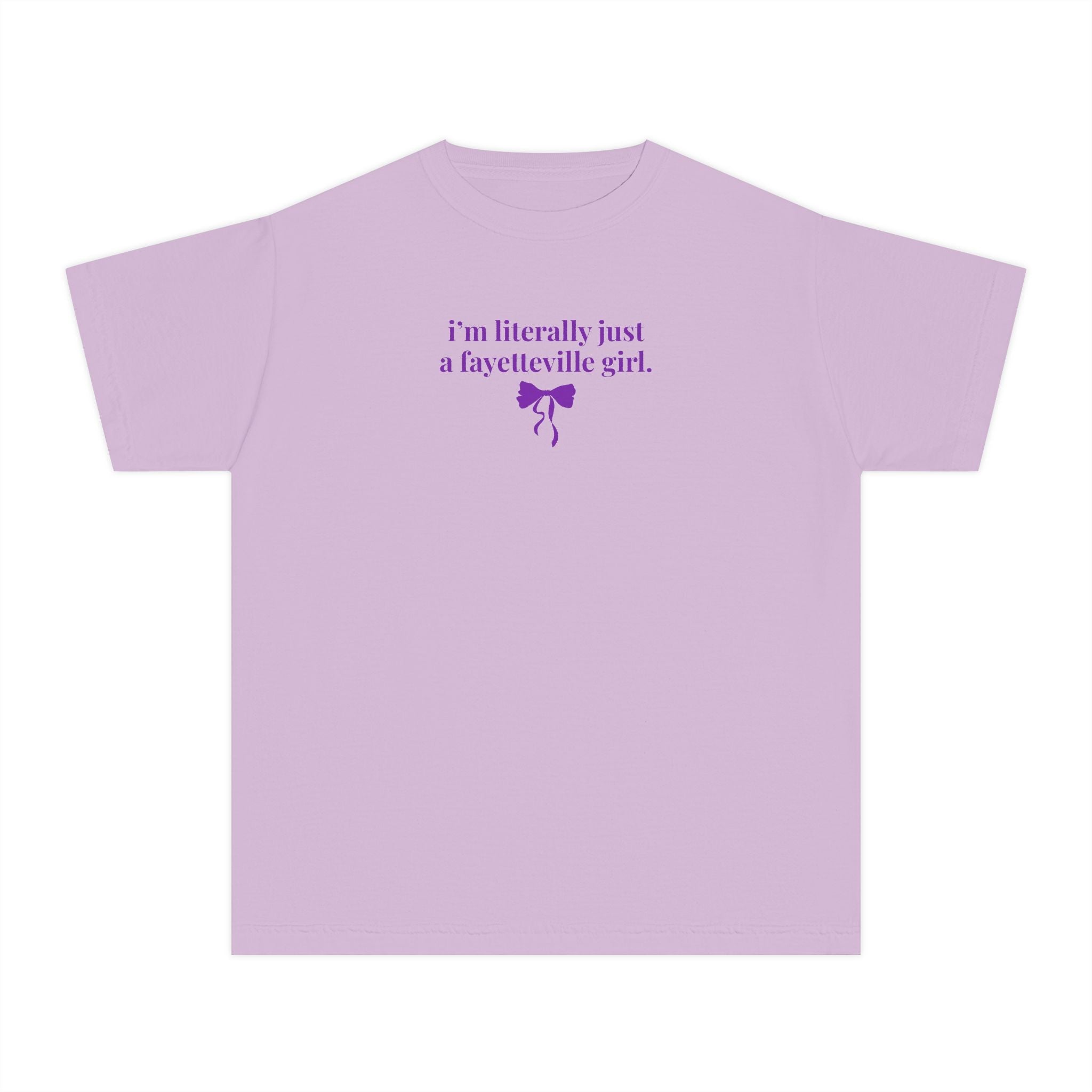 Fayetteville High School Tee Shirt: I'm Literally Just a Fayetteville Girl | FPS + Opal and June Kids T-Shirt, Fayetteville Public Schools - Opal and June
