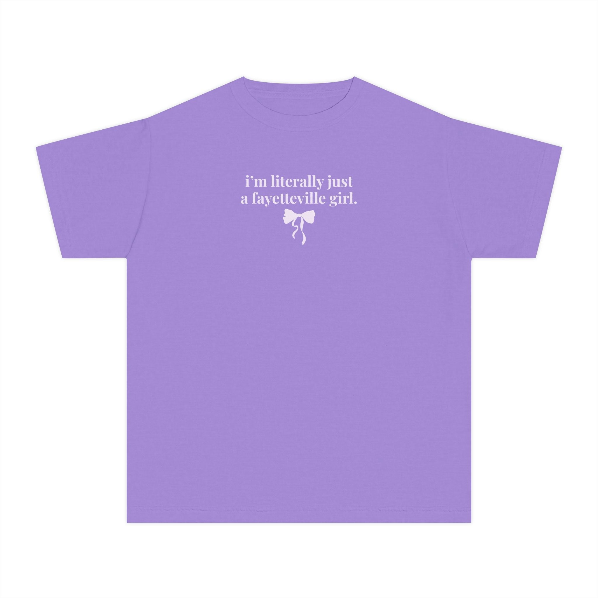 Fayetteville High School Tee Shirt: I'm Literally Just a Fayetteville Girl | FPS + Opal and June Kids T-Shirt, Fayetteville Public Schools - Opal and June