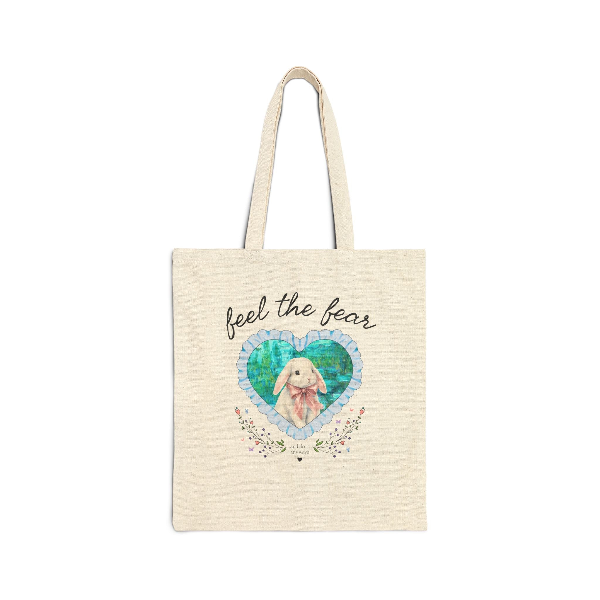 Feel the Fear Bunny Tote Bag - Opal and June