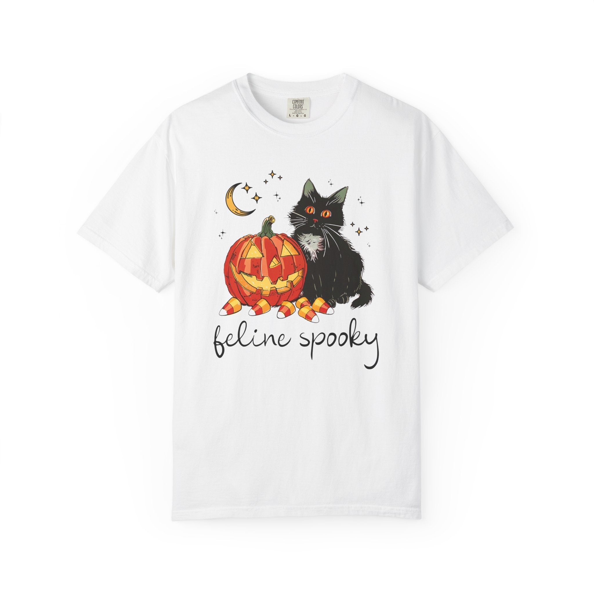 Feline Spooky Halloween Tee - Opal and June