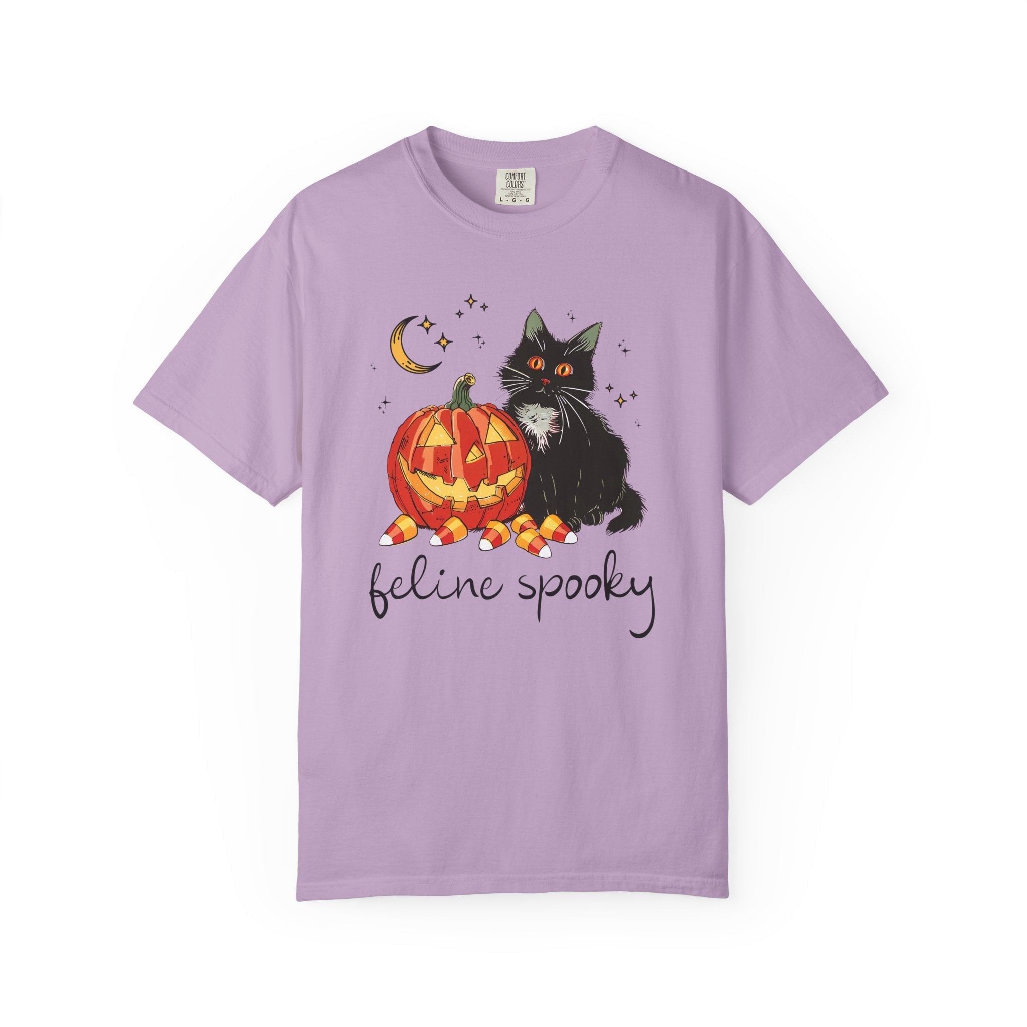 Feline Spooky Halloween Tee - Opal and June