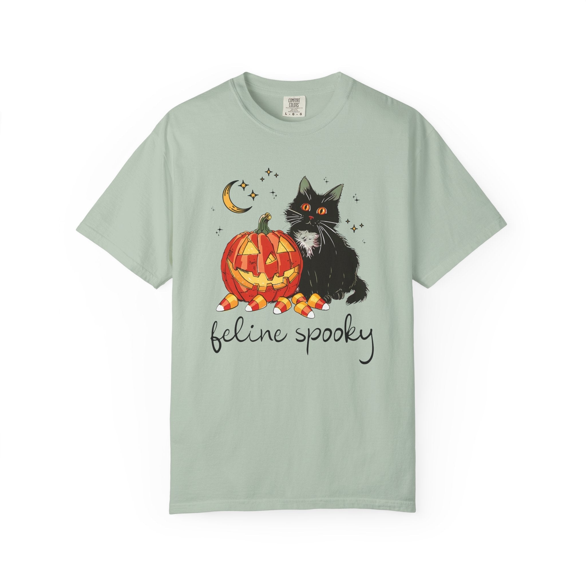 Feline Spooky Halloween Tee - Opal and June