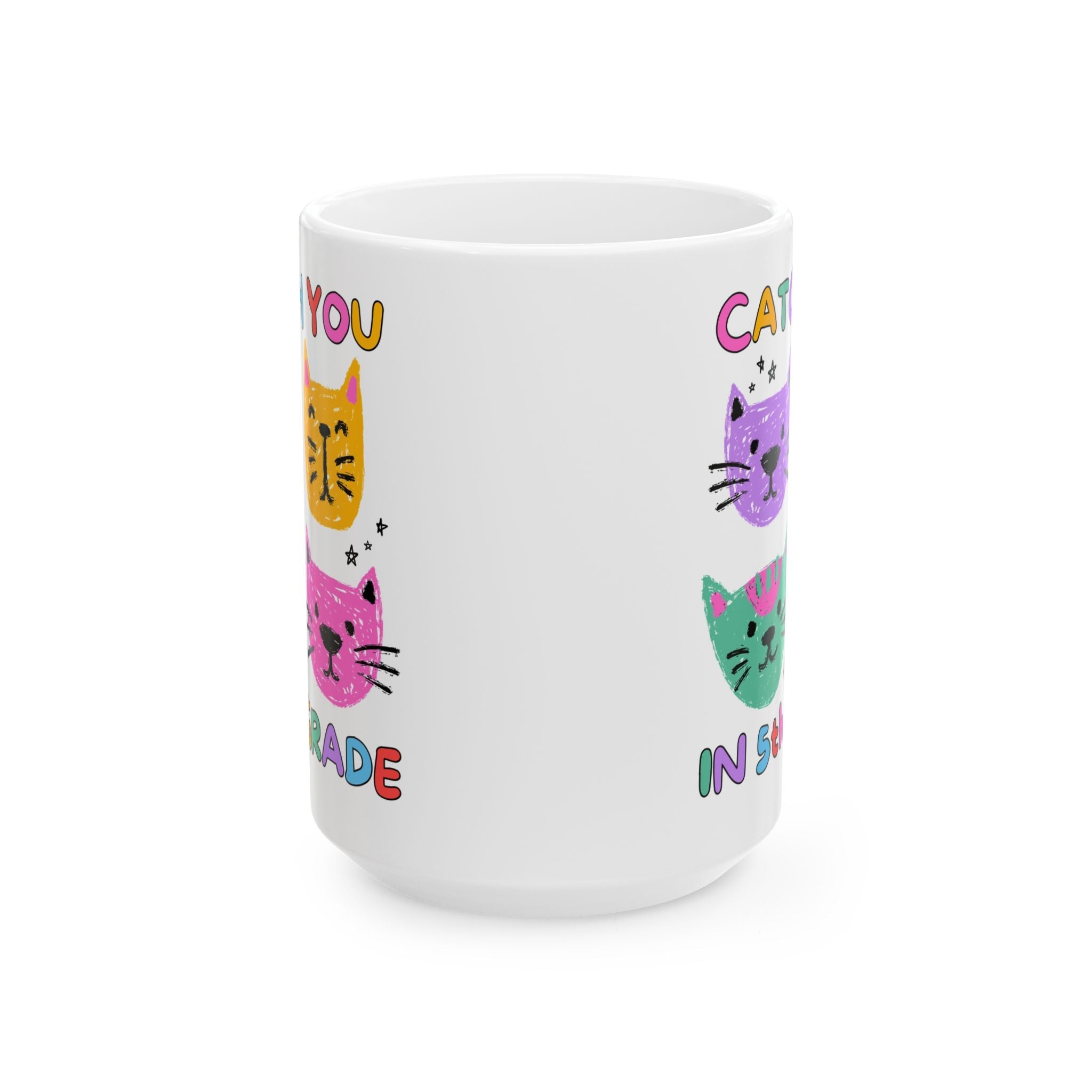 Fifth Grade Cat Lover Coffee Mug: Catch You in 5th Grade - Opal and June