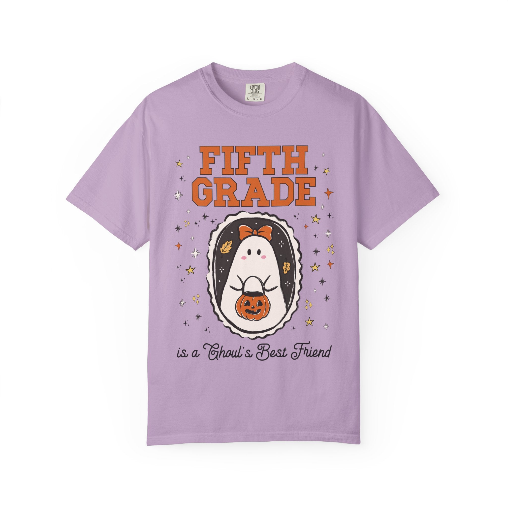 Fifth Grade Halloween Teacher Tee - Opal and June