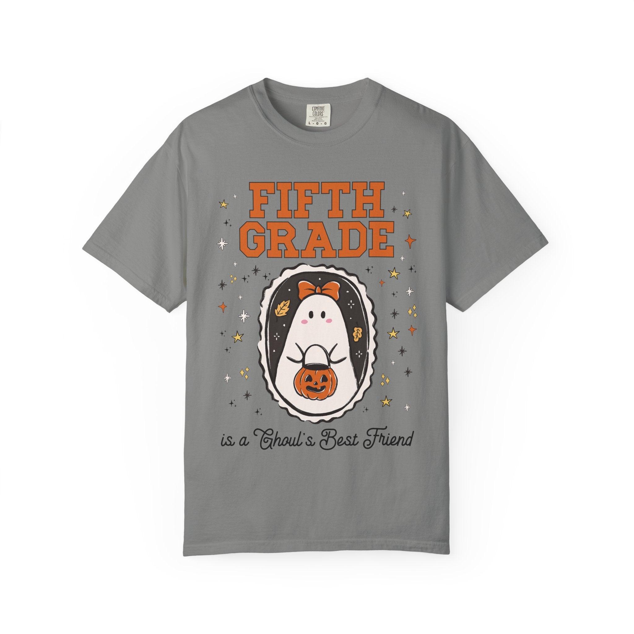 Fifth Grade Halloween Teacher Tee - Opal and June