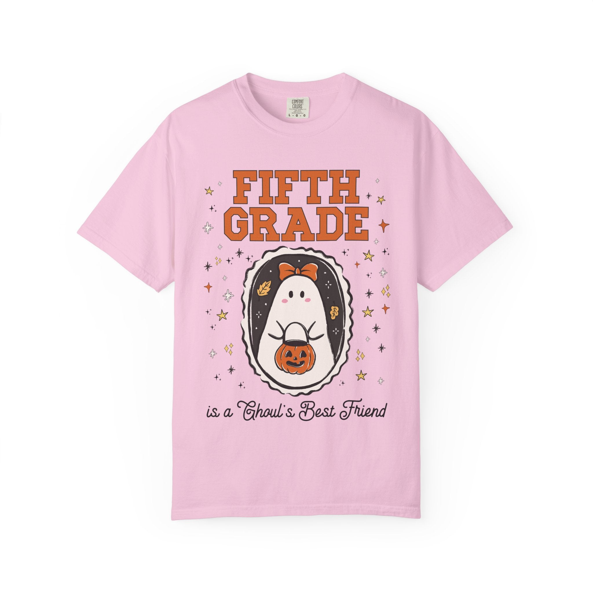 Fifth Grade Halloween Teacher Tee - Opal and June