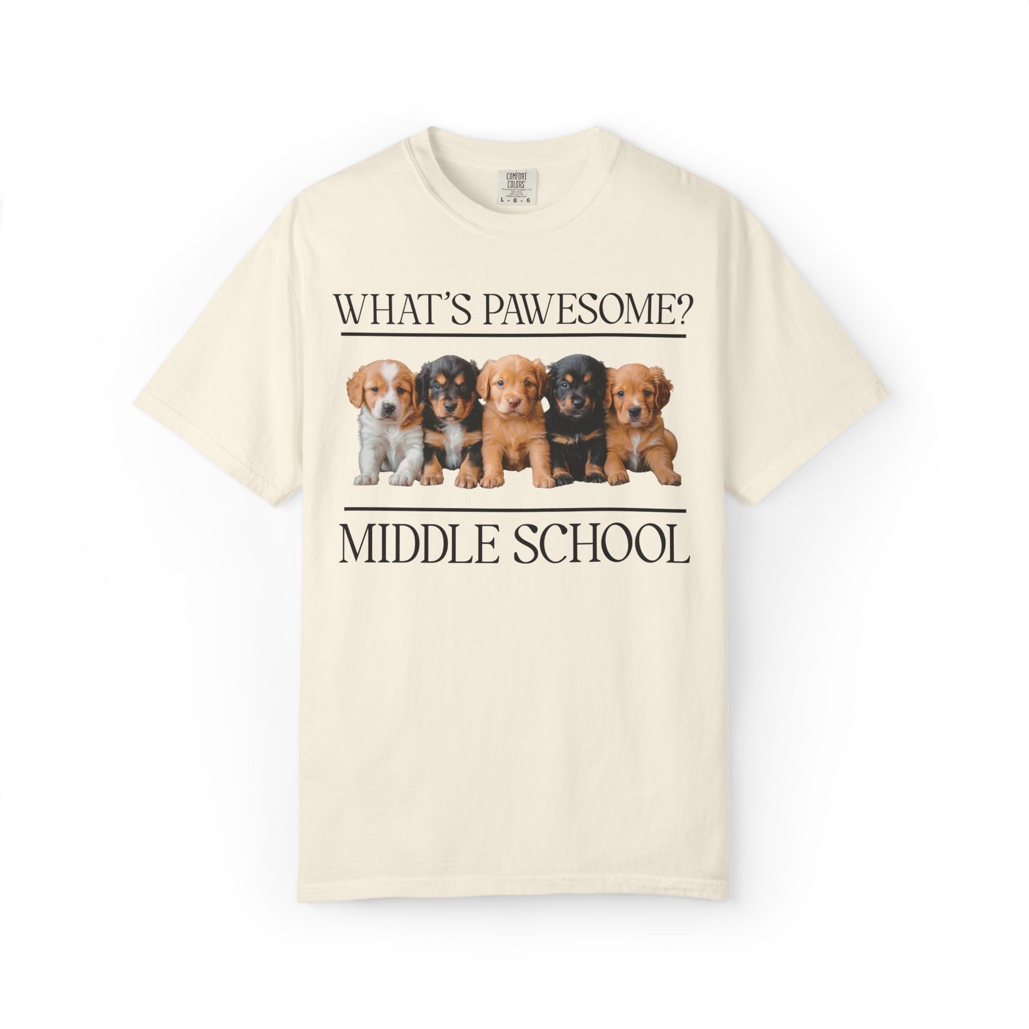 Fifth Grade Teacher Puppy Tee Shirt: What's Pawesome? - Opal and June