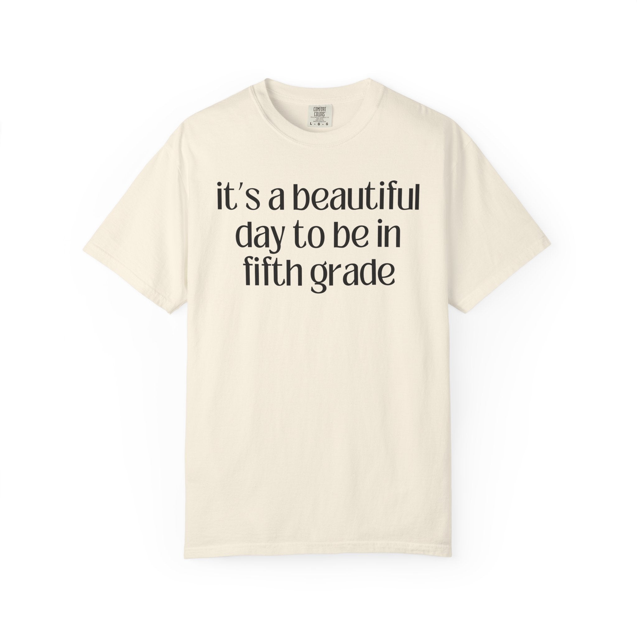 Fifth Grade Teacher Tee Shirt for Back to School, Cute Matching Teacher T-Shirt for First Day of School, Elementary School New Teacher Gift - Opal and June