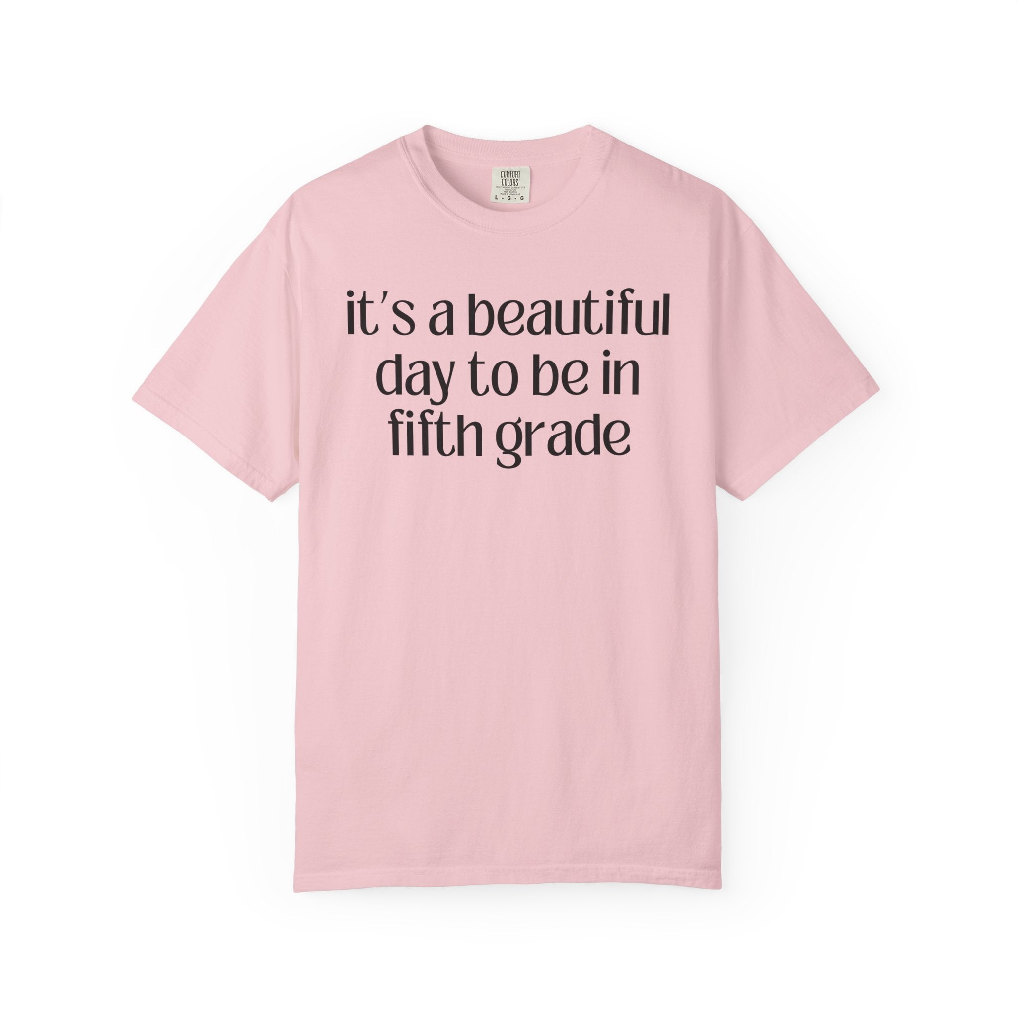 Fifth Grade Teacher Tee Shirt for Back to School, Cute Matching Teacher T-Shirt for First Day of School, Elementary School New Teacher Gift - Opal and June