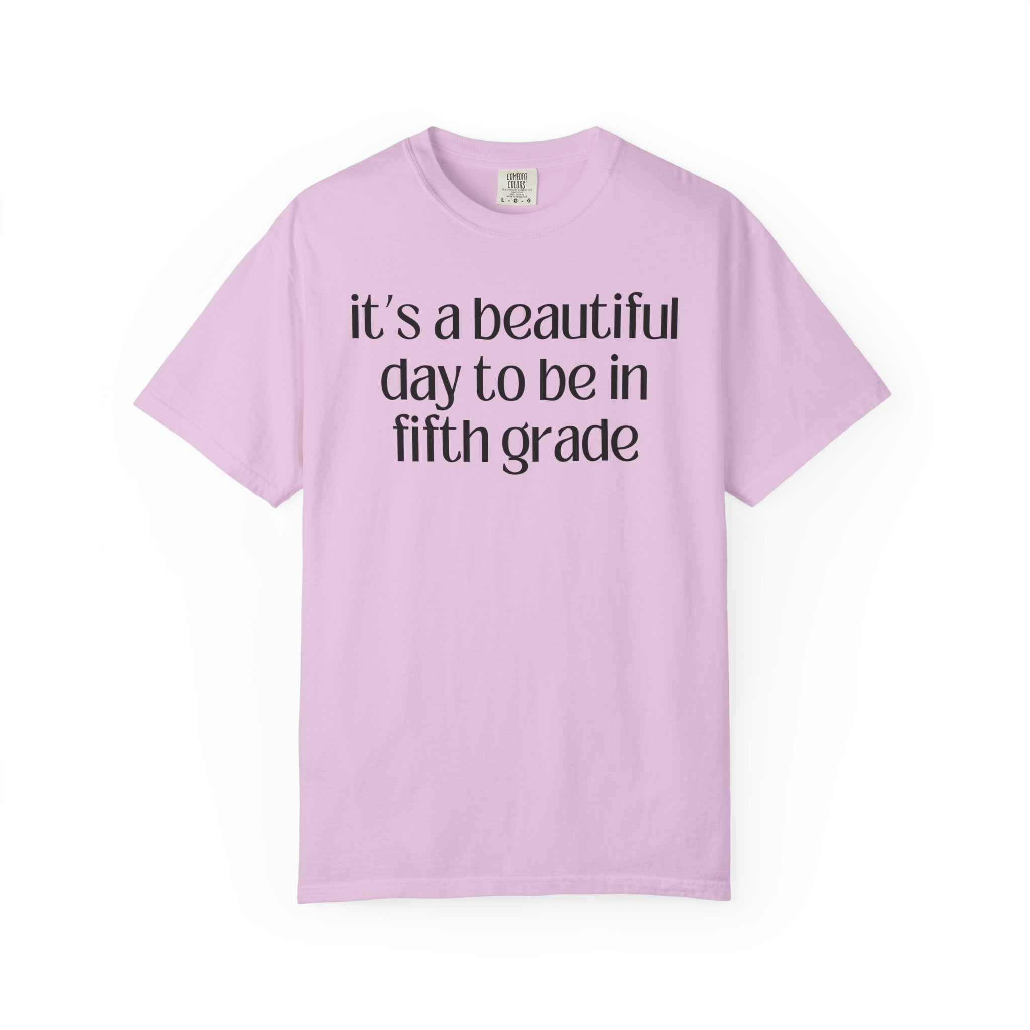 Fifth Grade Teacher Tee Shirt for Back to School, Cute Matching Teacher T-Shirt for First Day of School, Elementary School New Teacher Gift - Opal and June