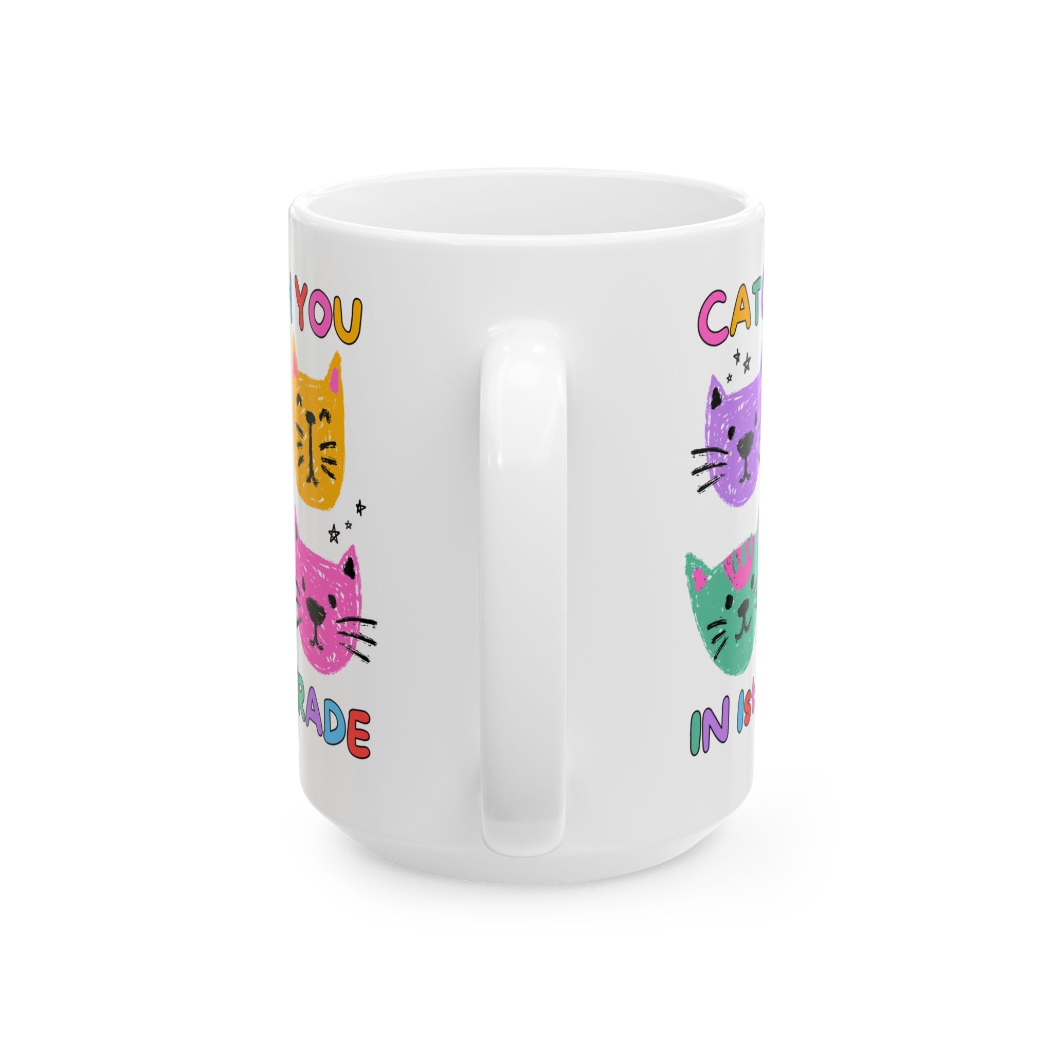 First Grade Cat Lover Coffee Mug: Catch You in 1st Grade - Opal and June