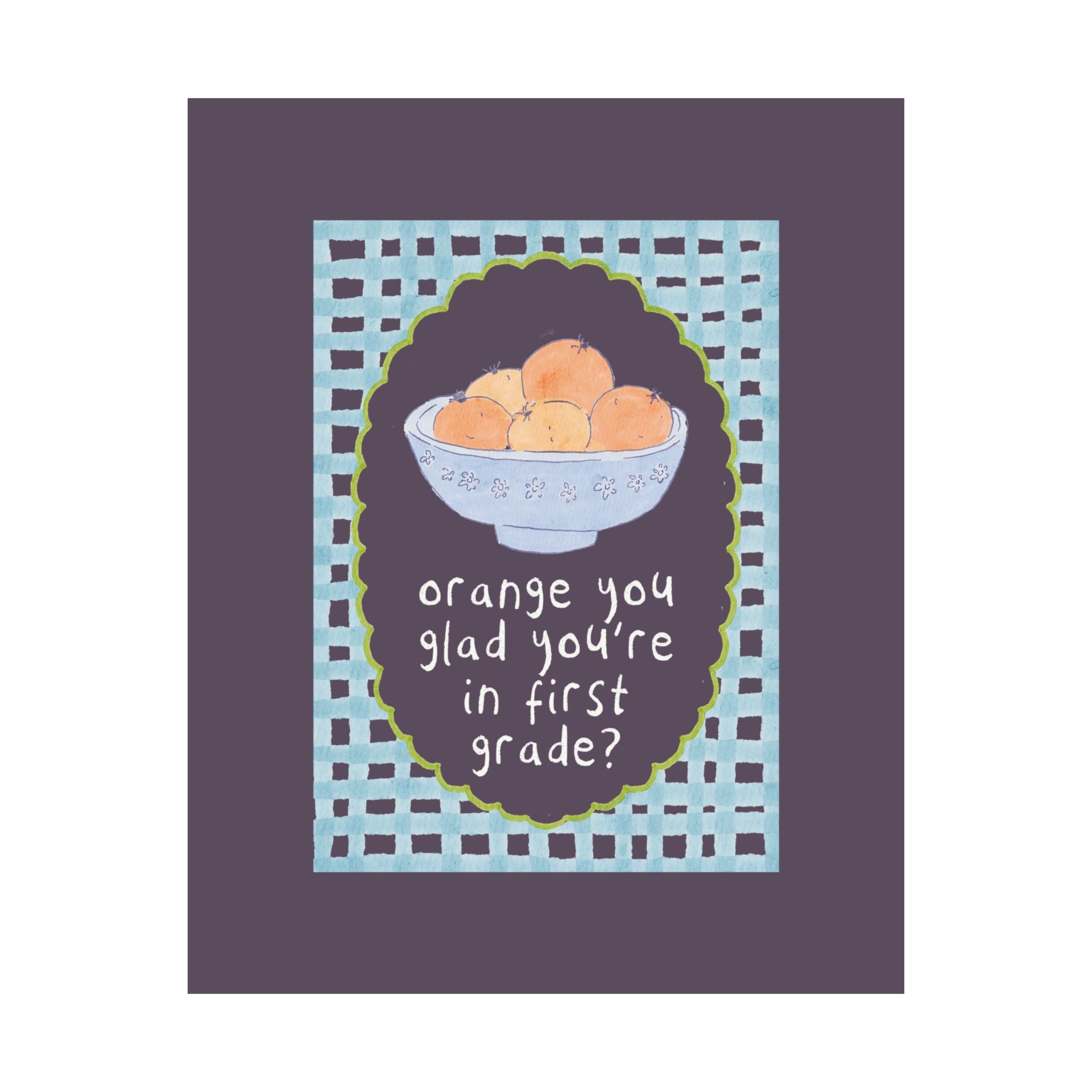 First Grade Classroom Decor: Orange You Glad You're in First Grade - Opal and June