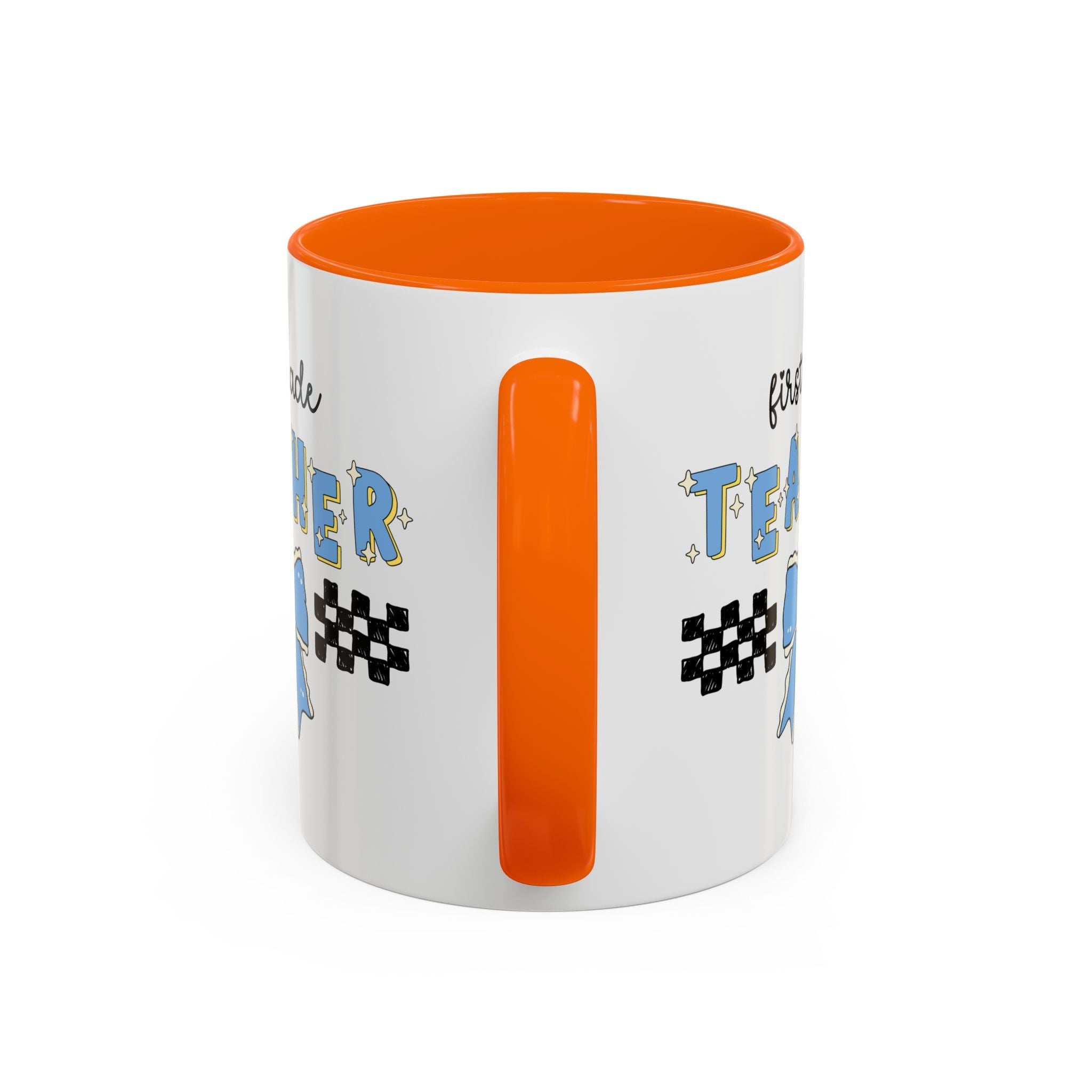 First Grade Teacher Coffee Mug or First Day of School, Meet the Teacher Night, Cute Teaching Major Gift, New 1st Grade Teacher, Mug with Bow - Opal and June