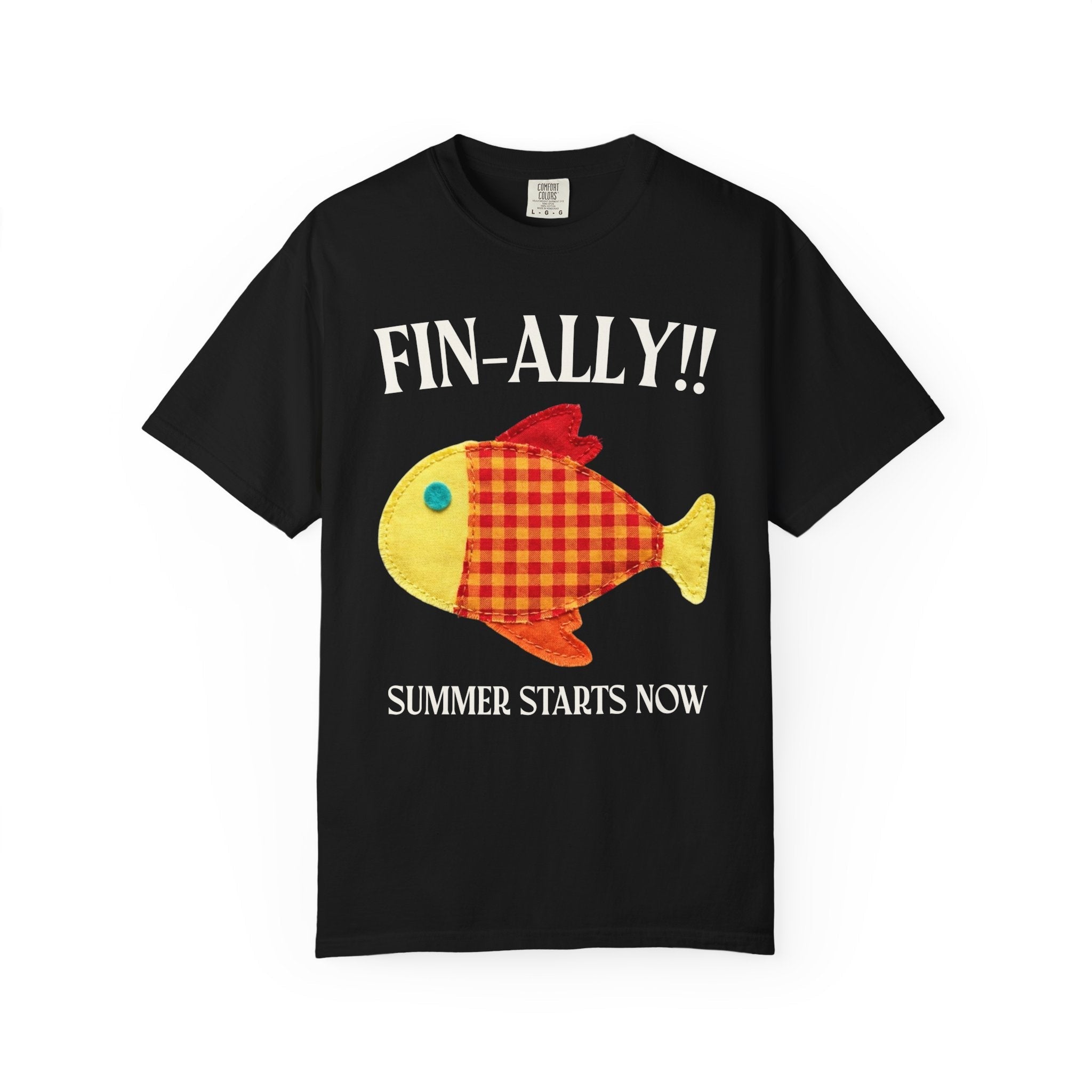 Fish Last Day of School Tee Shirt with Silly Summer Puns - Opal and June
