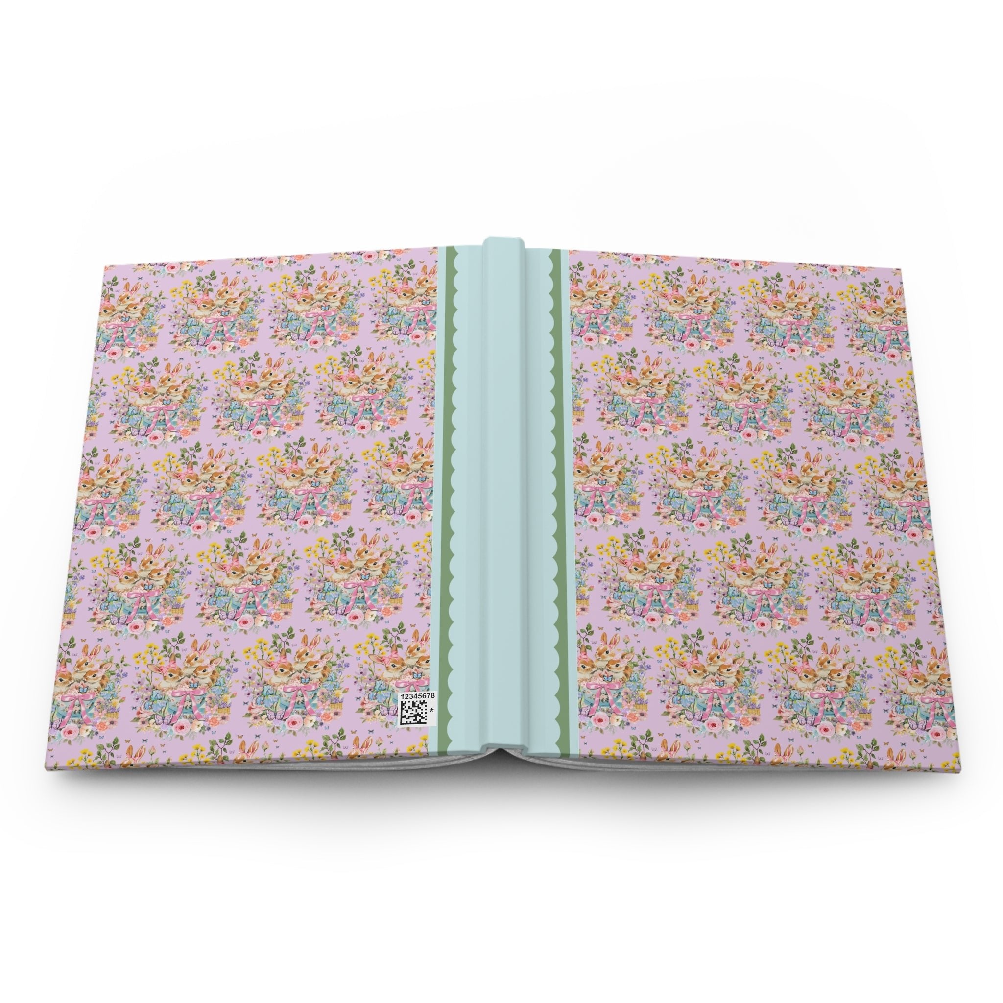 Floral Bunny Notebook - Opal and June