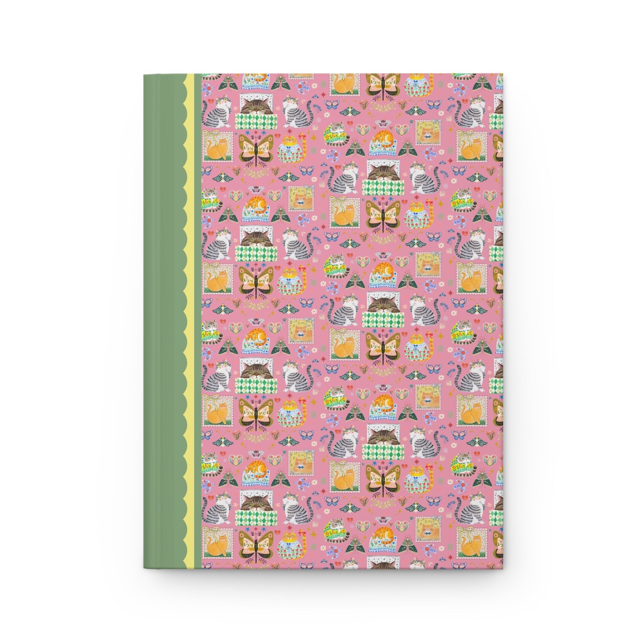 Floral Cat Notebook - Opal and June
