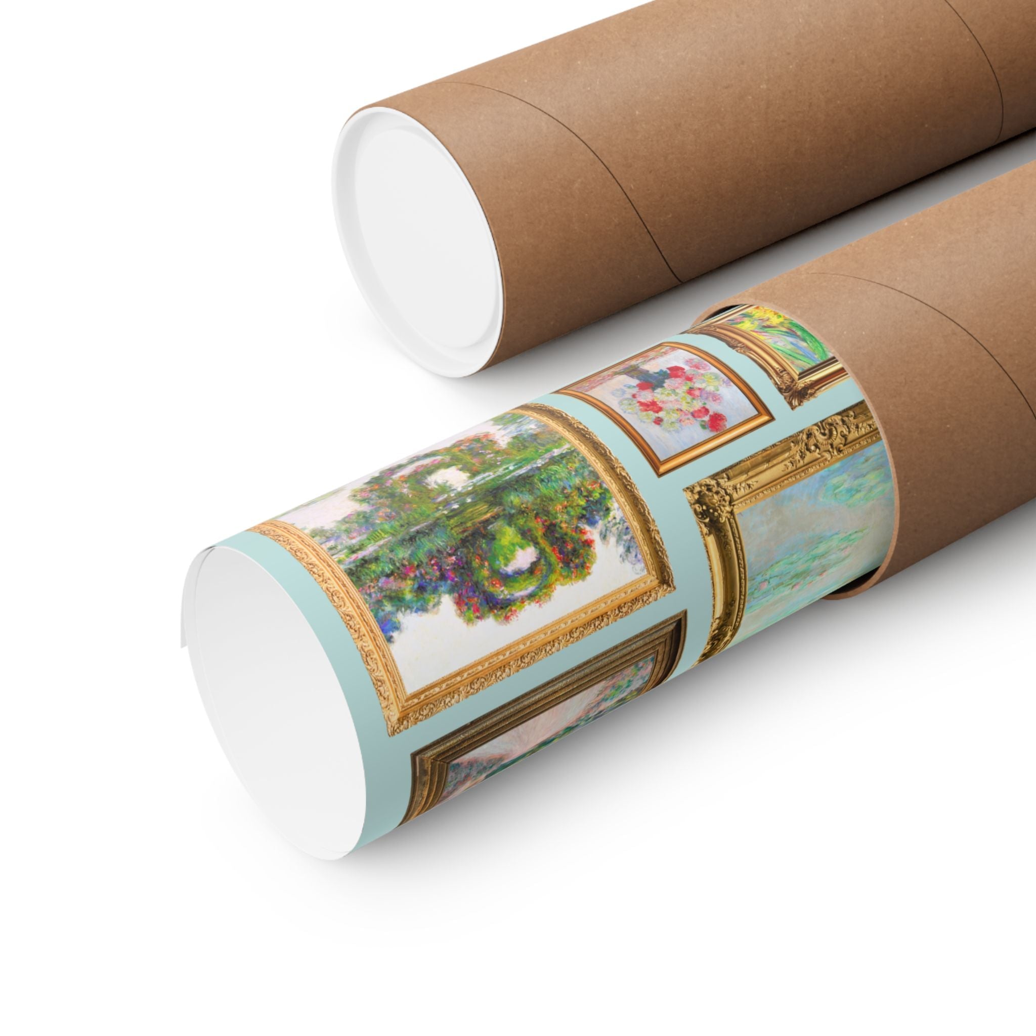 Floral Claude Monet Poster Print - Opal and June