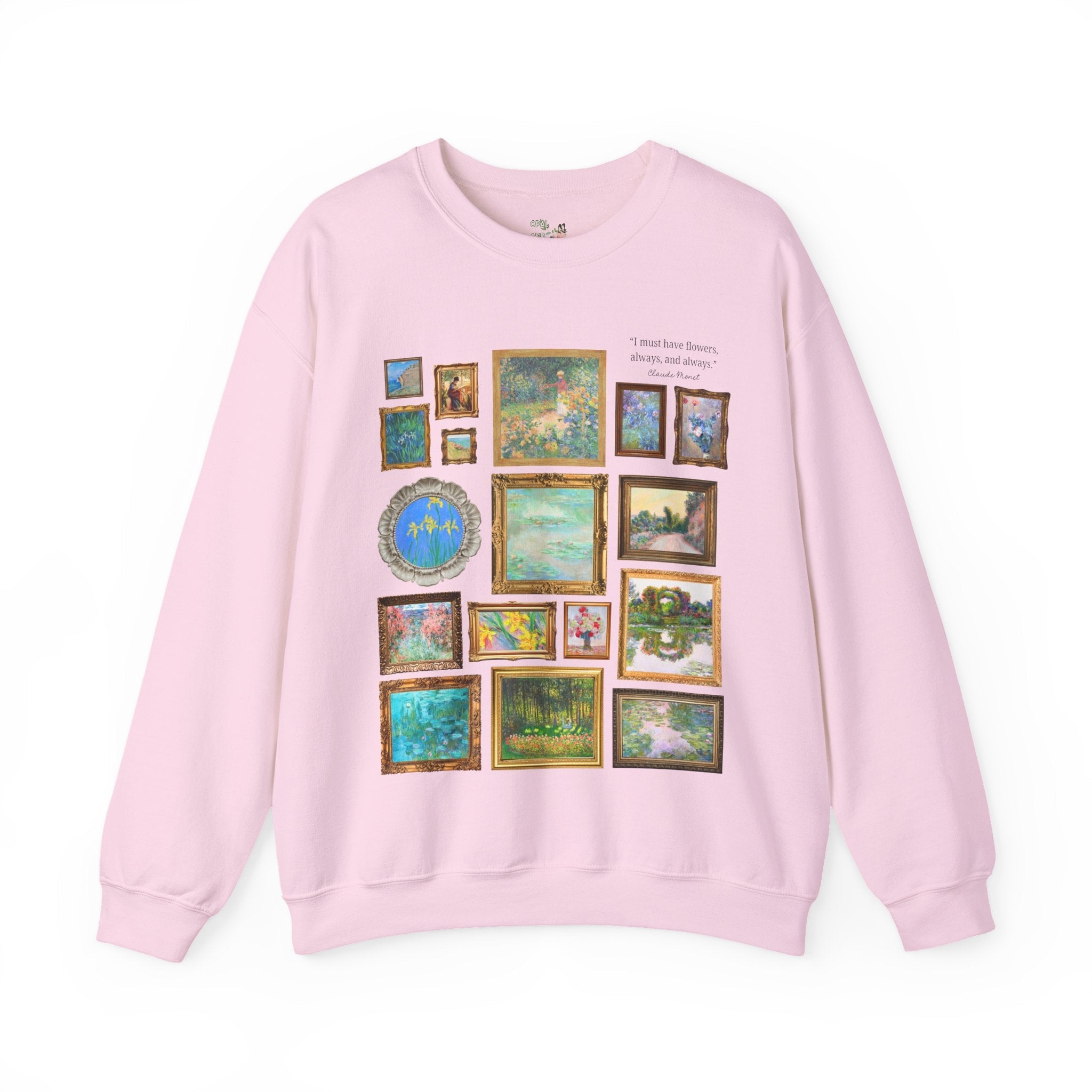Floral Claude Monet Sweatshirt - Opal and June