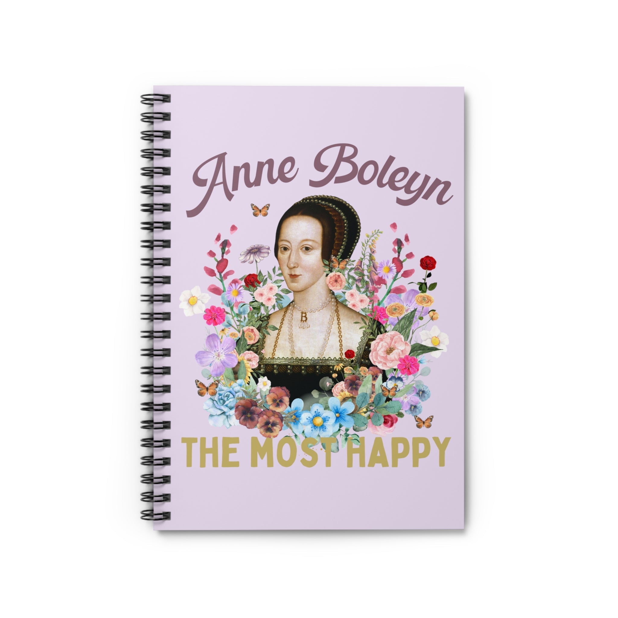 Floral Cottagecore Notebook for History Lover: Anne Boleyn - Opal and June