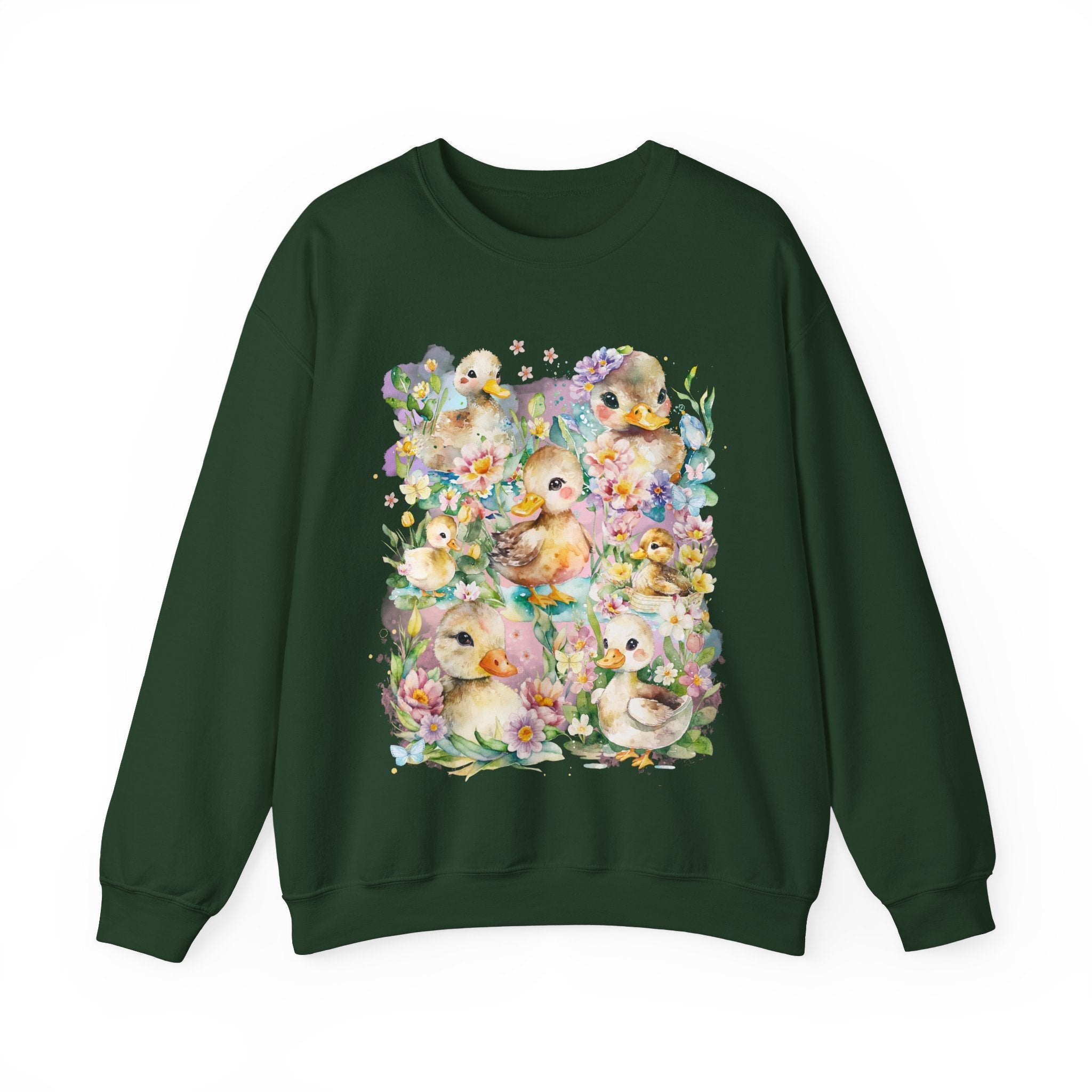 Floral Duck Sweatshirt - Opal and June
