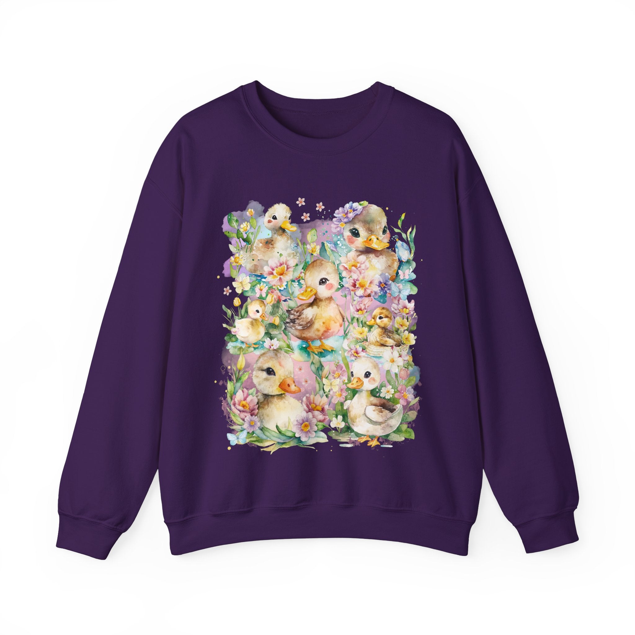 Floral Duck Sweatshirt - Opal and June