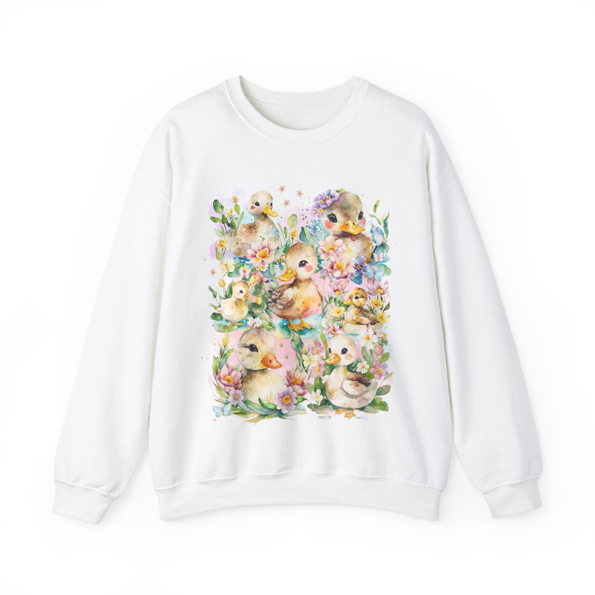 Floral Duck Sweatshirt - Opal and June