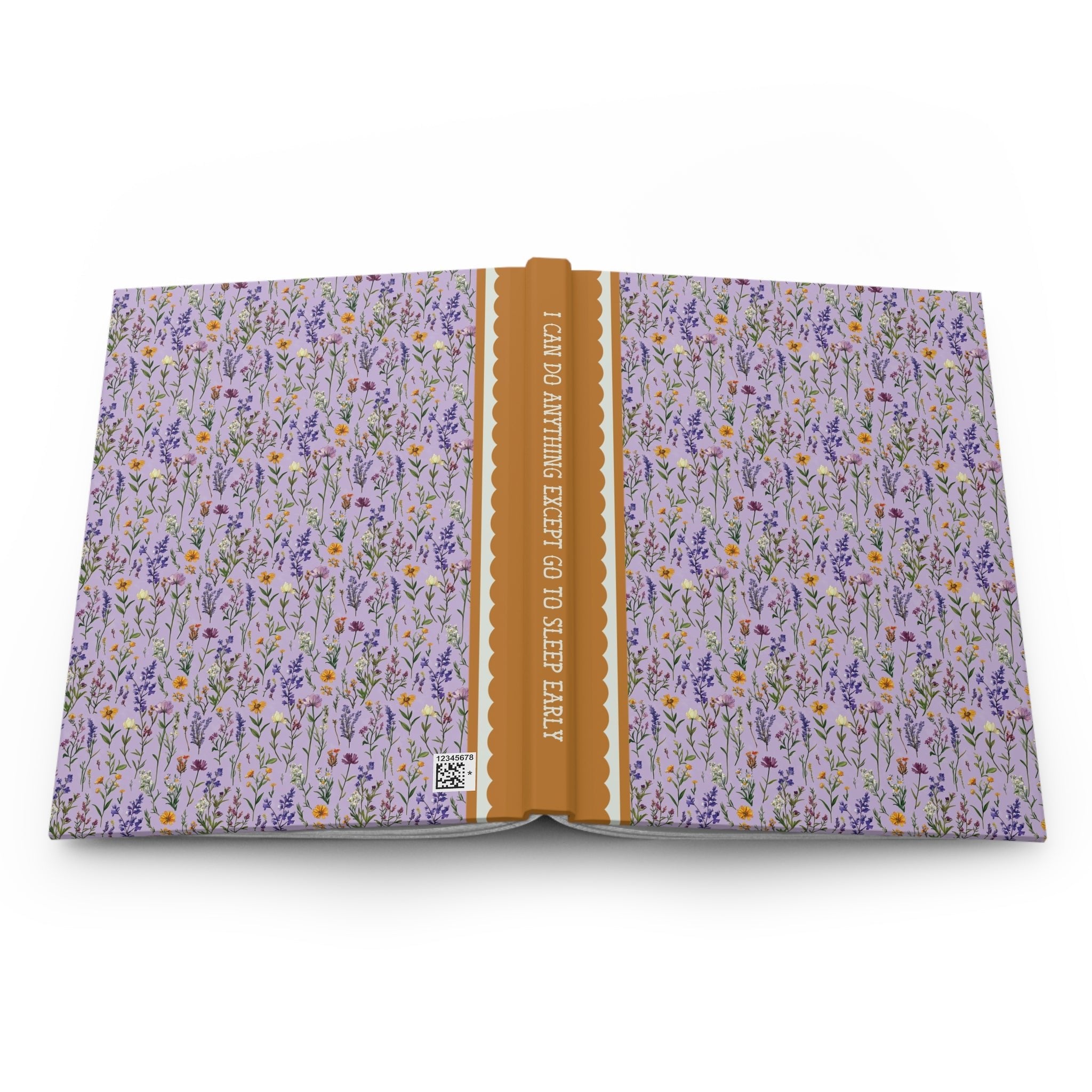 Floral Goblincore Journal for Teenager or Friend Who Never Goes to Bed Early: I Can Do Anything Except Go To Sleep Early, Funny Sarcastic Birthday Gift - Opal and June