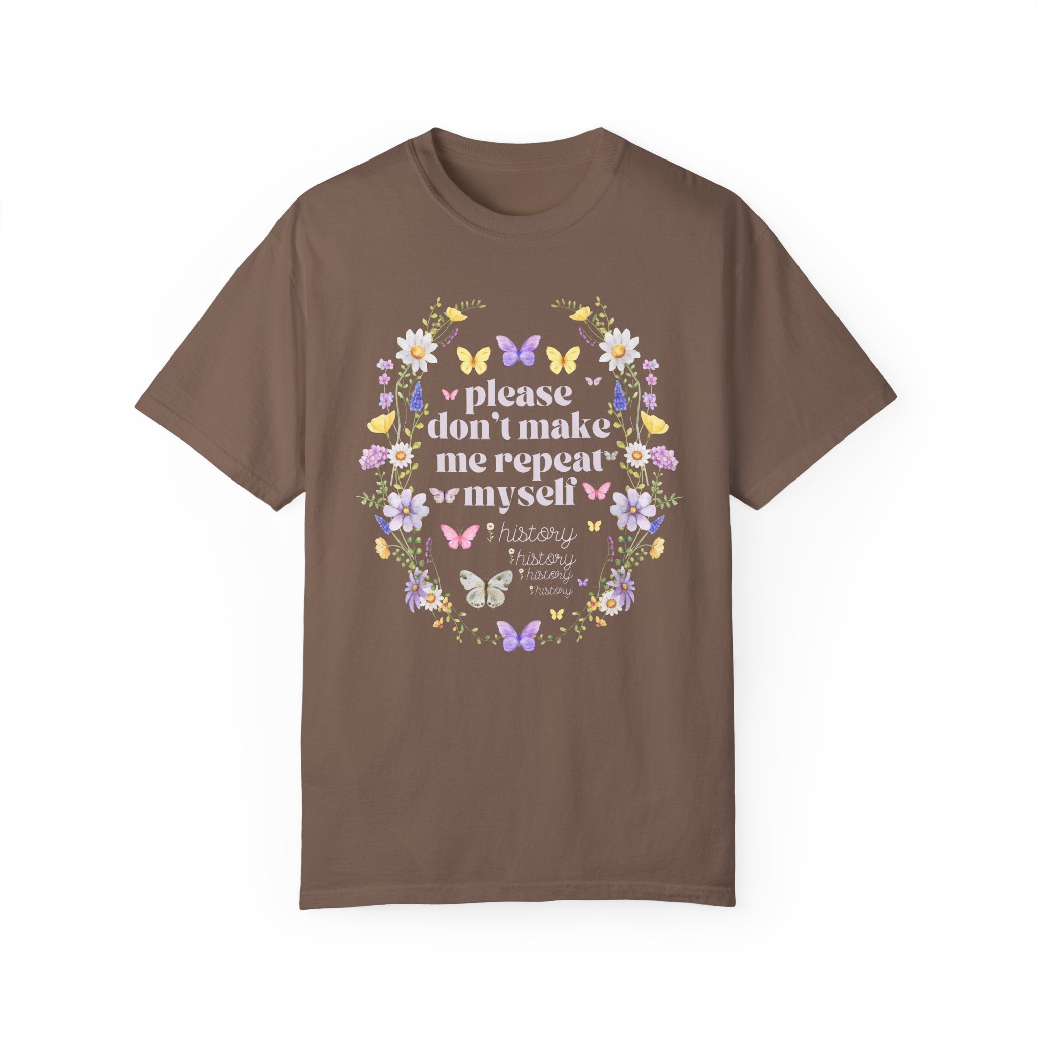 Floral History Buff Tee Shirt - Opal and June