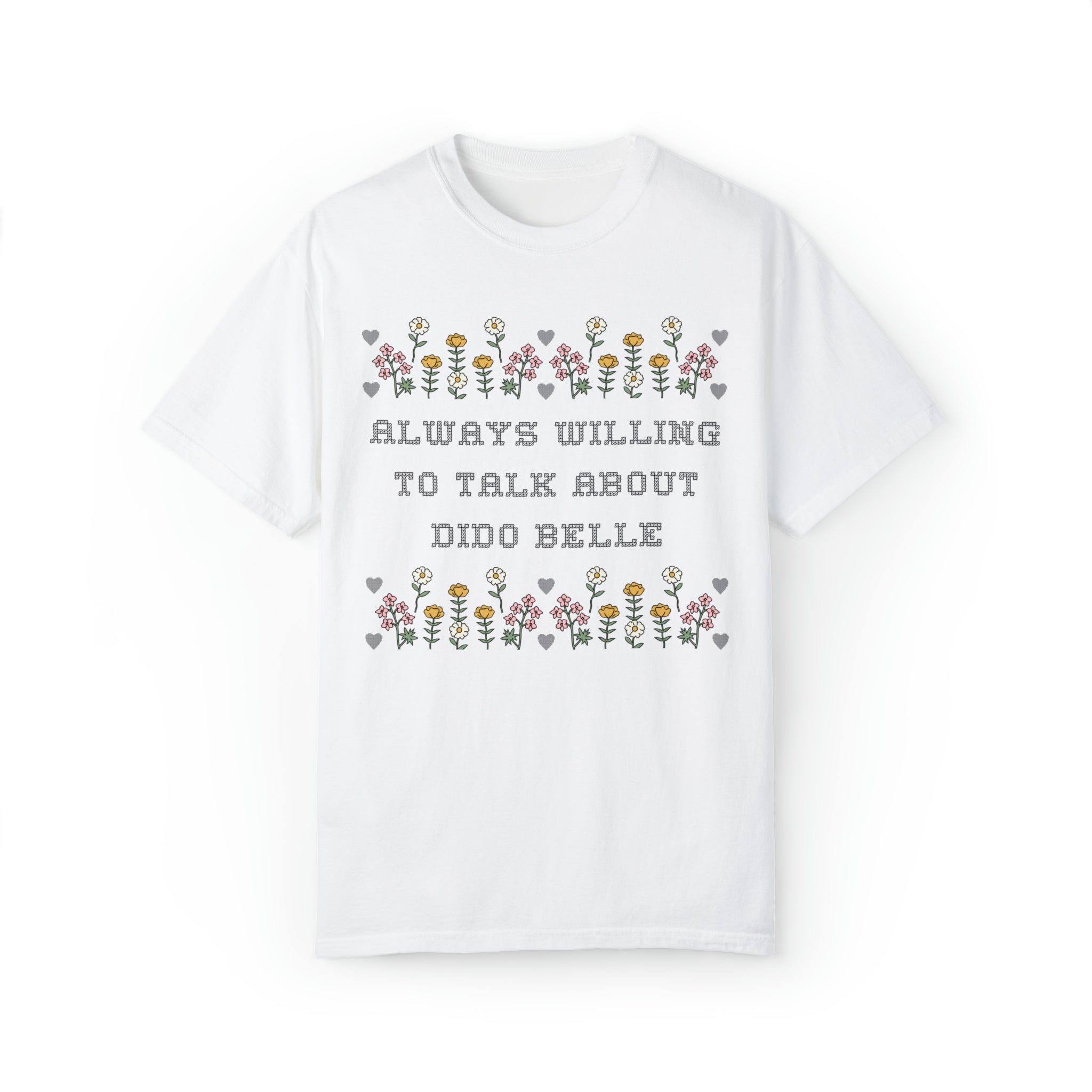 Floral History Tee Shirt: Always Willing to Talk About Dido Belle - Opal and June